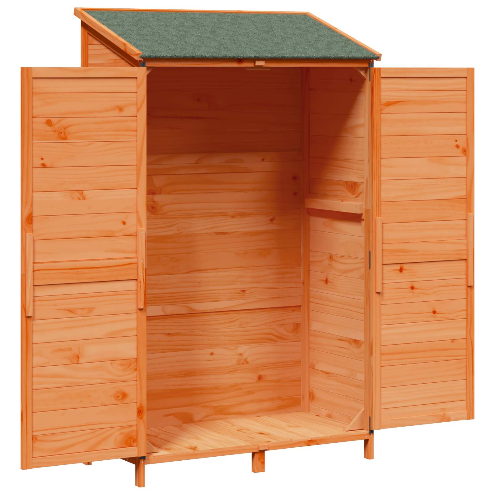 Sodo Sandėlys Ruda 106,5 x 56 x 176 cm Kietasis pušinis medis Sodo Sandėlys Ruda 106,5 x 56 x 176 cm Kietasis pušinis medis - Image 5