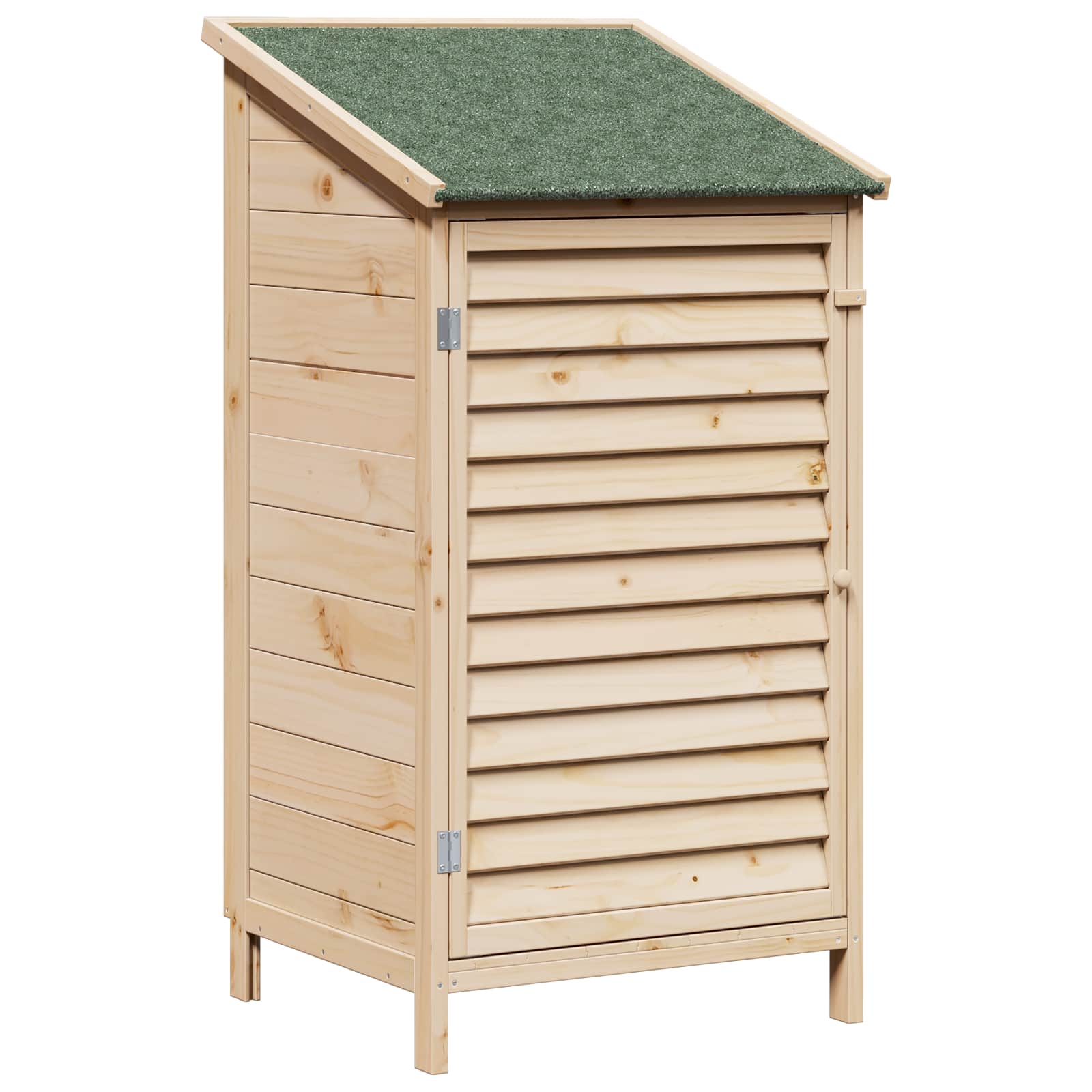 Sodo Sandėlys su stogu su saugykla Natūrali 59 x 56 x 113,5 cm Sodo Sandėlys su stogu su saugykla Natūrali 59 x 56 x 113,5 cm - Image 3