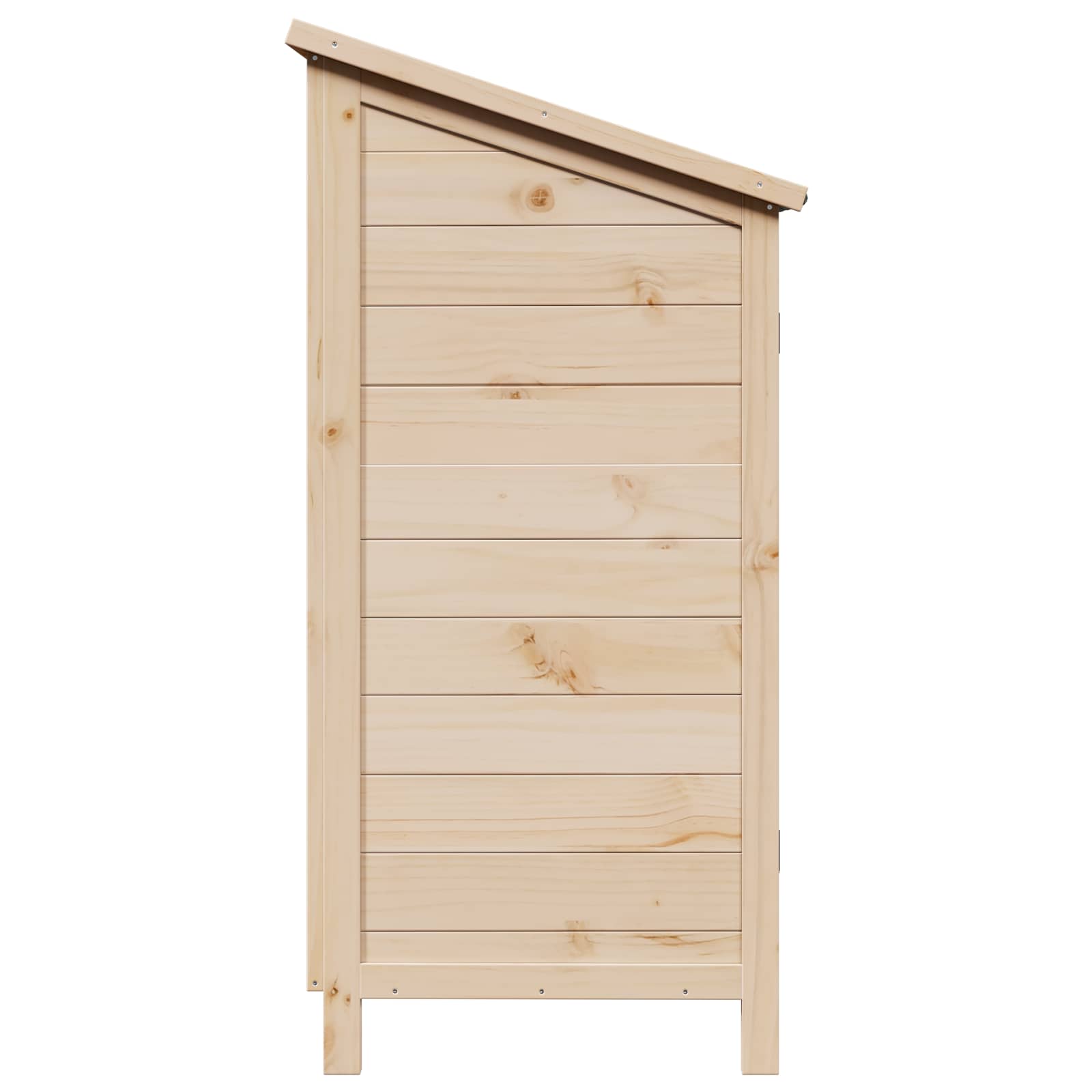 Sodo Sandėlys su stogu su saugykla Natūrali 59 x 56 x 113,5 cm Sodo Sandėlys su stogu su saugykla Natūrali 59 x 56 x 113,5 cm - Image 7