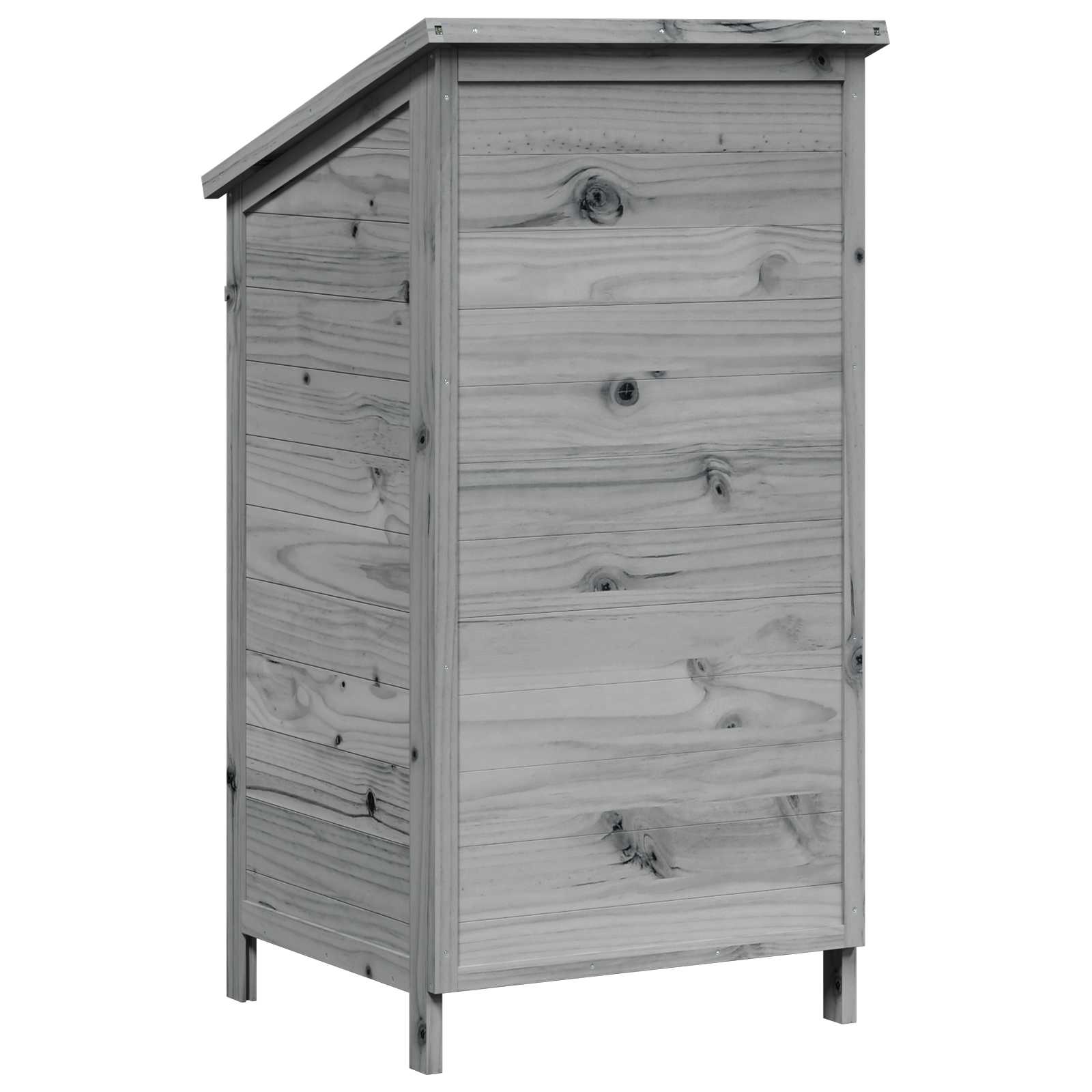 Sodo Sandėlys Pilka 59 x 56 x 113,5 cm Kietasis pušinis medis Sodo Sandėlys Pilka 59 x 56 x 113,5 cm Kietasis pušinis medis - Image 8