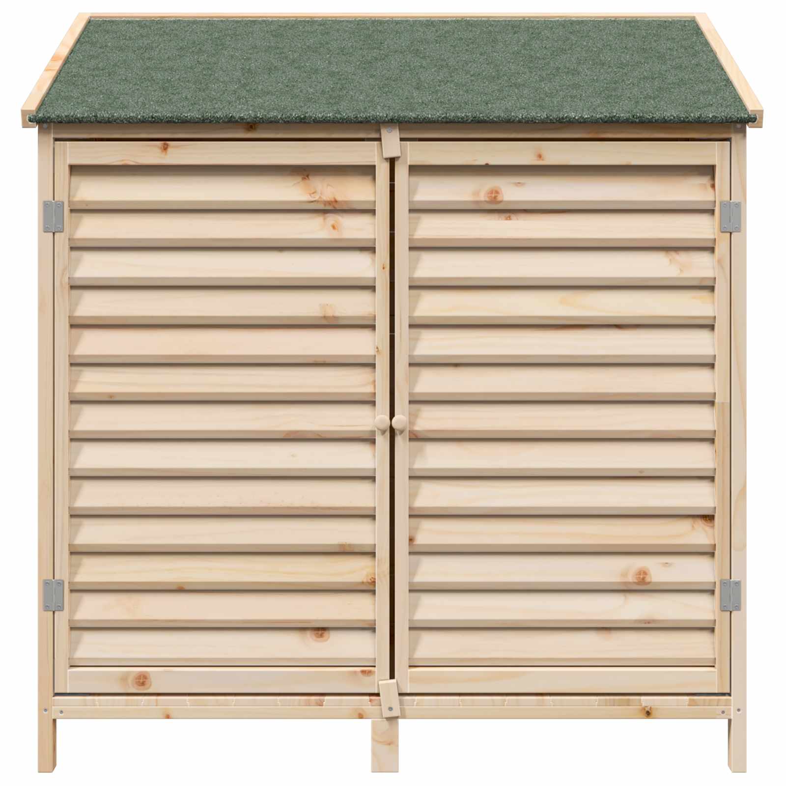 Sodo Sandėlys su stogu su saugykla Natūrali 106 x 56 x 113,5 cm Sodo Sandėlys su stogu su saugykla Natūrali 106 x 56 x 113,5 cm - Image 6