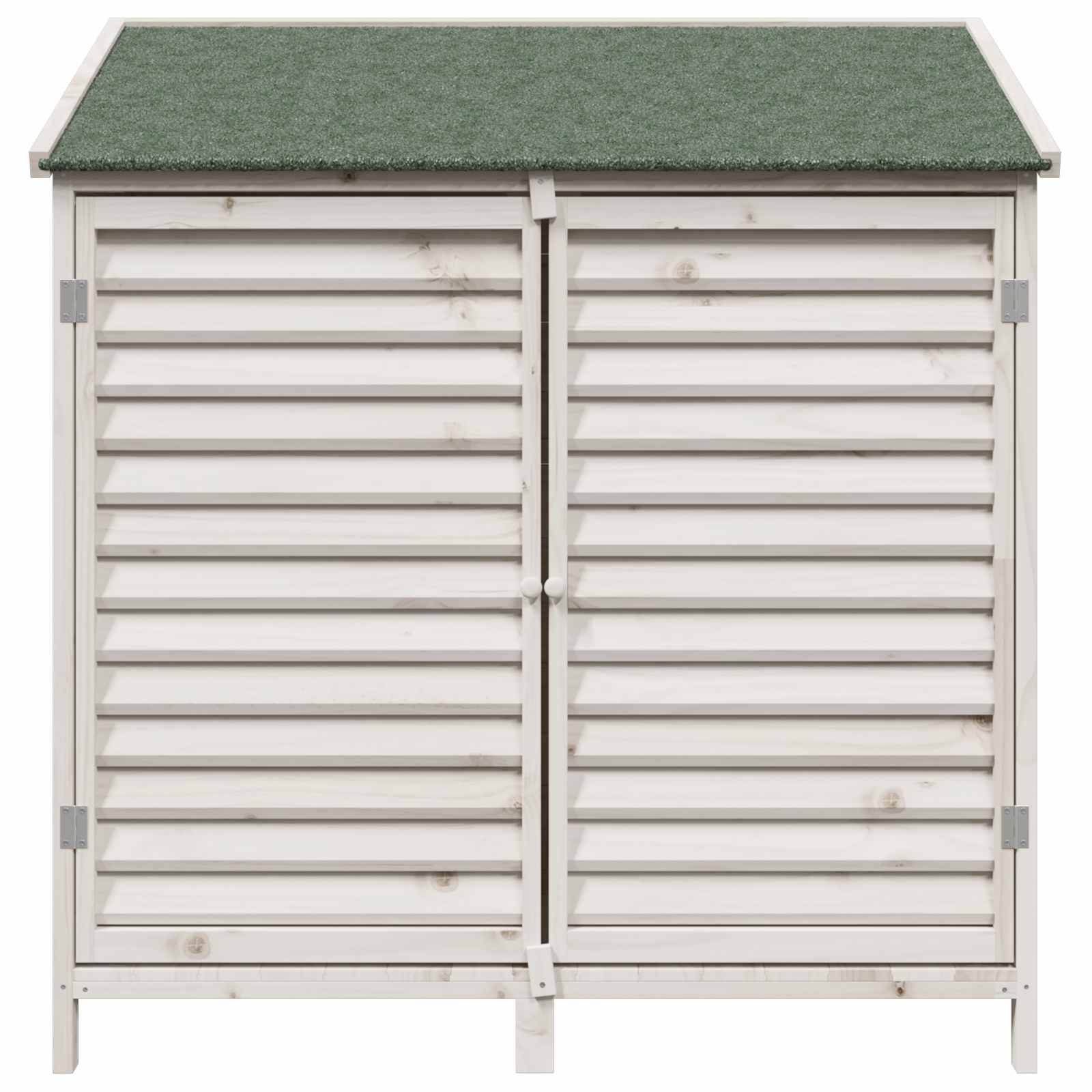 Sodo Sandėlys Balta 106 x 56 x 113,5 cm Kietasis pušinis medis Sodo Sandėlys Balta 106 x 56 x 113,5 cm Kietasis pušinis medis - Image 6