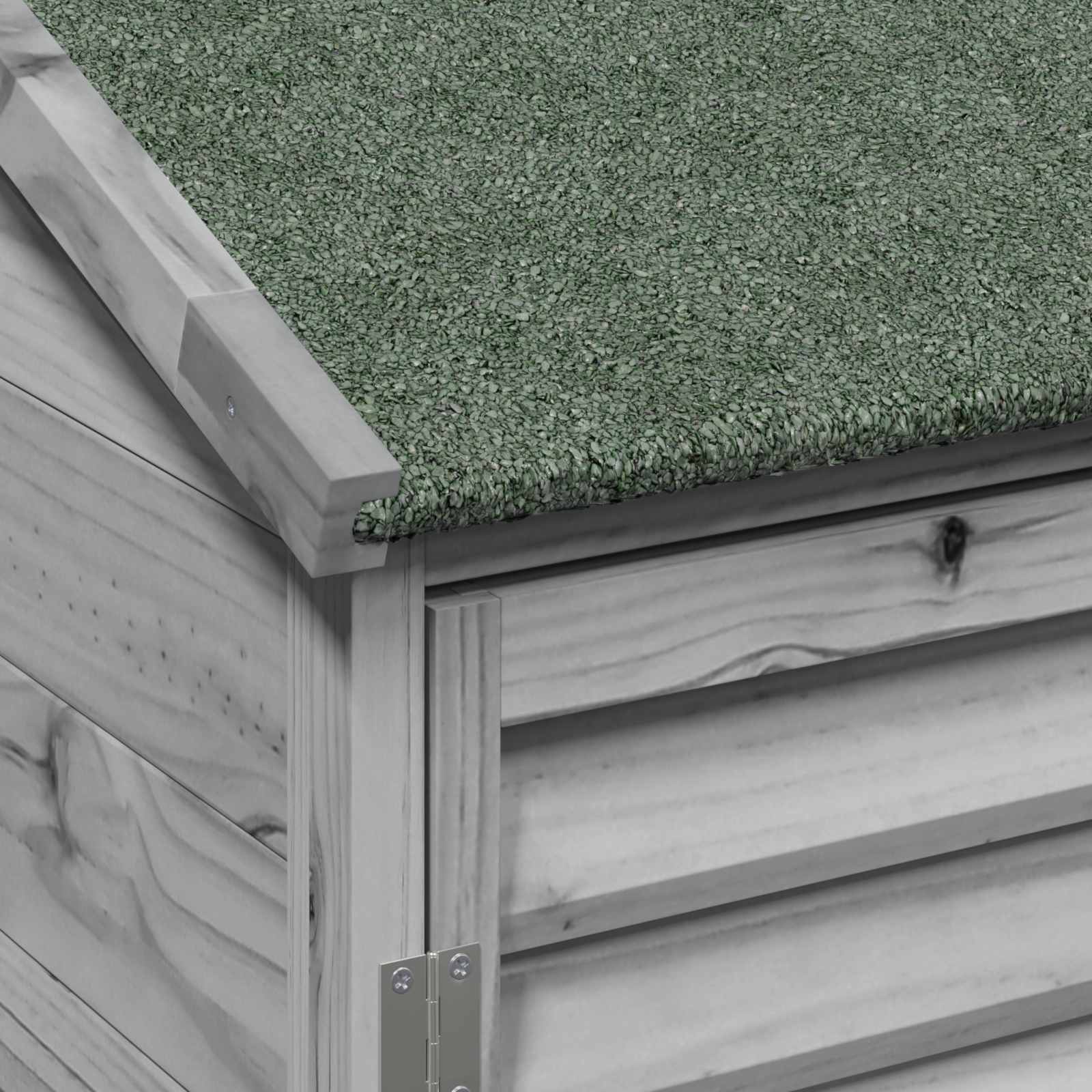 Sodo Sandėlys Pilka 106 x 56 x 113,5 cm Kietasis pušinis medis Sodo Sandėlys Pilka 106 x 56 x 113,5 cm Kietasis pušinis medis - Image 9