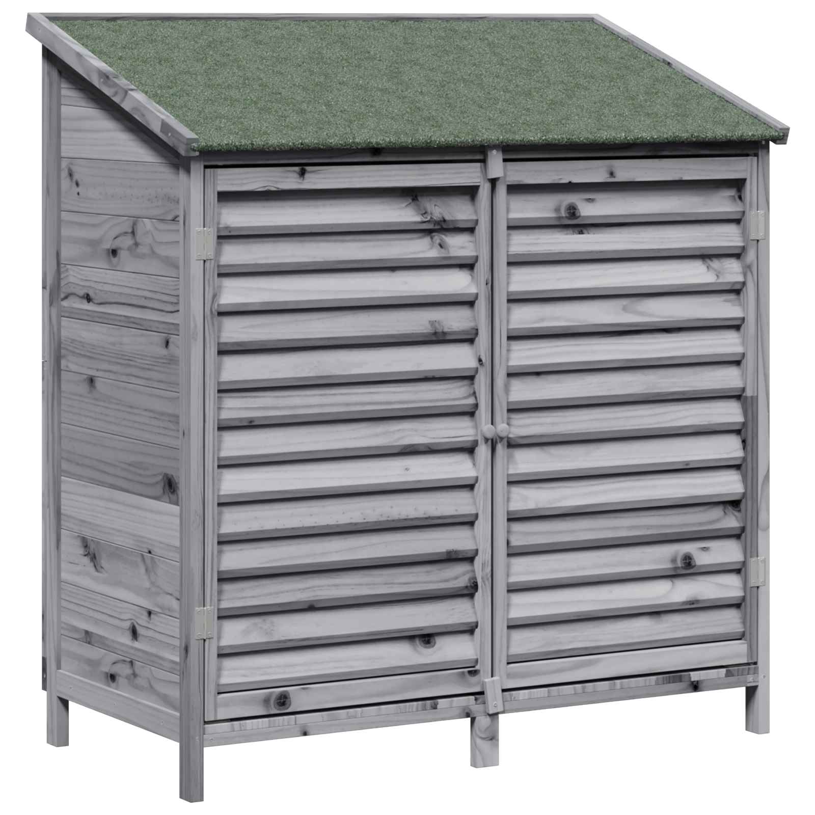 Sodo Sandėlys Pilka 106 x 56 x 113,5 cm Kietasis pušinis medis Sodo Sandėlys Pilka 106 x 56 x 113,5 cm Kietasis pušinis medis - Image 3