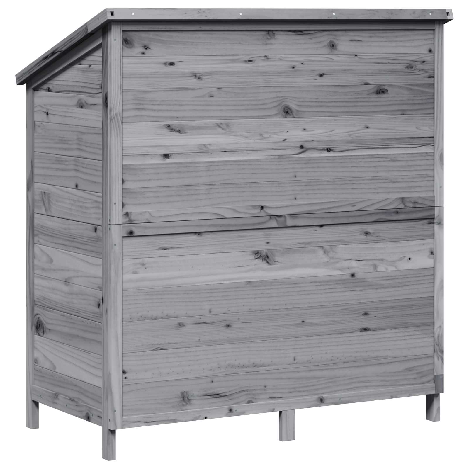 Sodo Sandėlys Pilka 106 x 56 x 113,5 cm Kietasis pušinis medis Sodo Sandėlys Pilka 106 x 56 x 113,5 cm Kietasis pušinis medis - Image 8