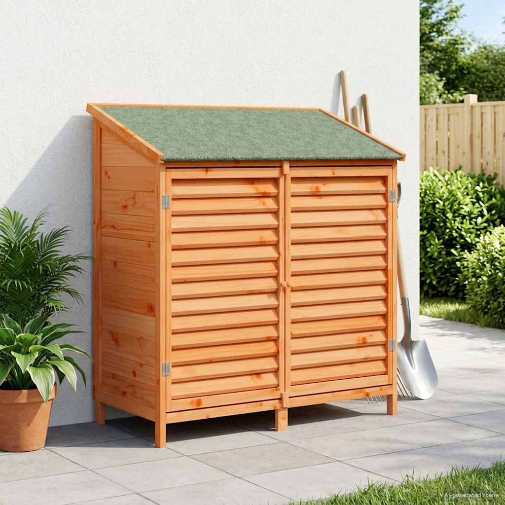 Sodo Sandėlys Ruda 106 x 56 x 113,5 cm Kietasis pušinis medis Sodo Sandėlys Ruda 106 x 56 x 113,5 cm Kietasis pušinis medis - Image 4