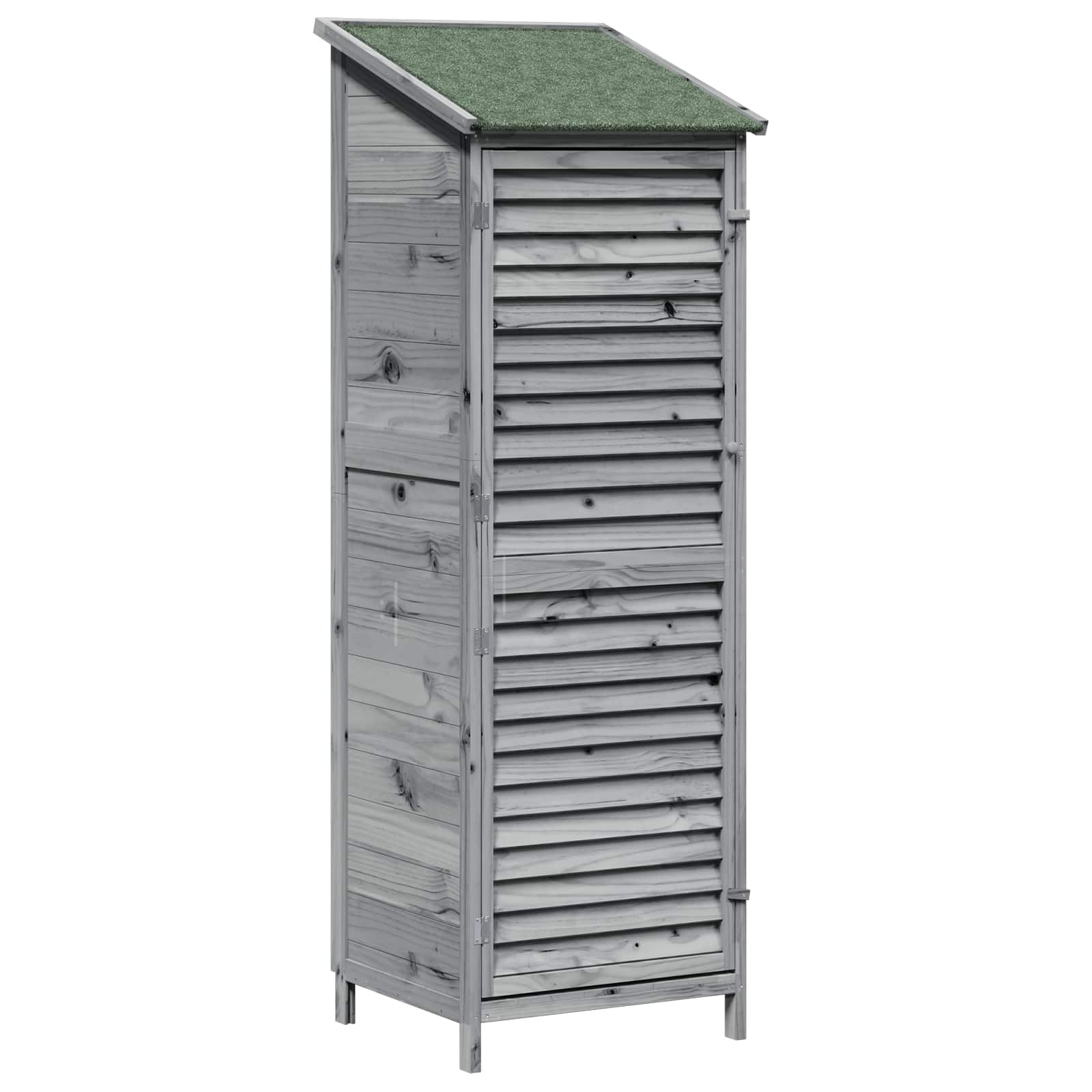 Sodo Sandėlys Pilka 59 x 56 x 176 cm Kietasis pušinis medis Sodo Sandėlys Pilka 59 x 56 x 176 cm Kietasis pušinis medis - Image 3