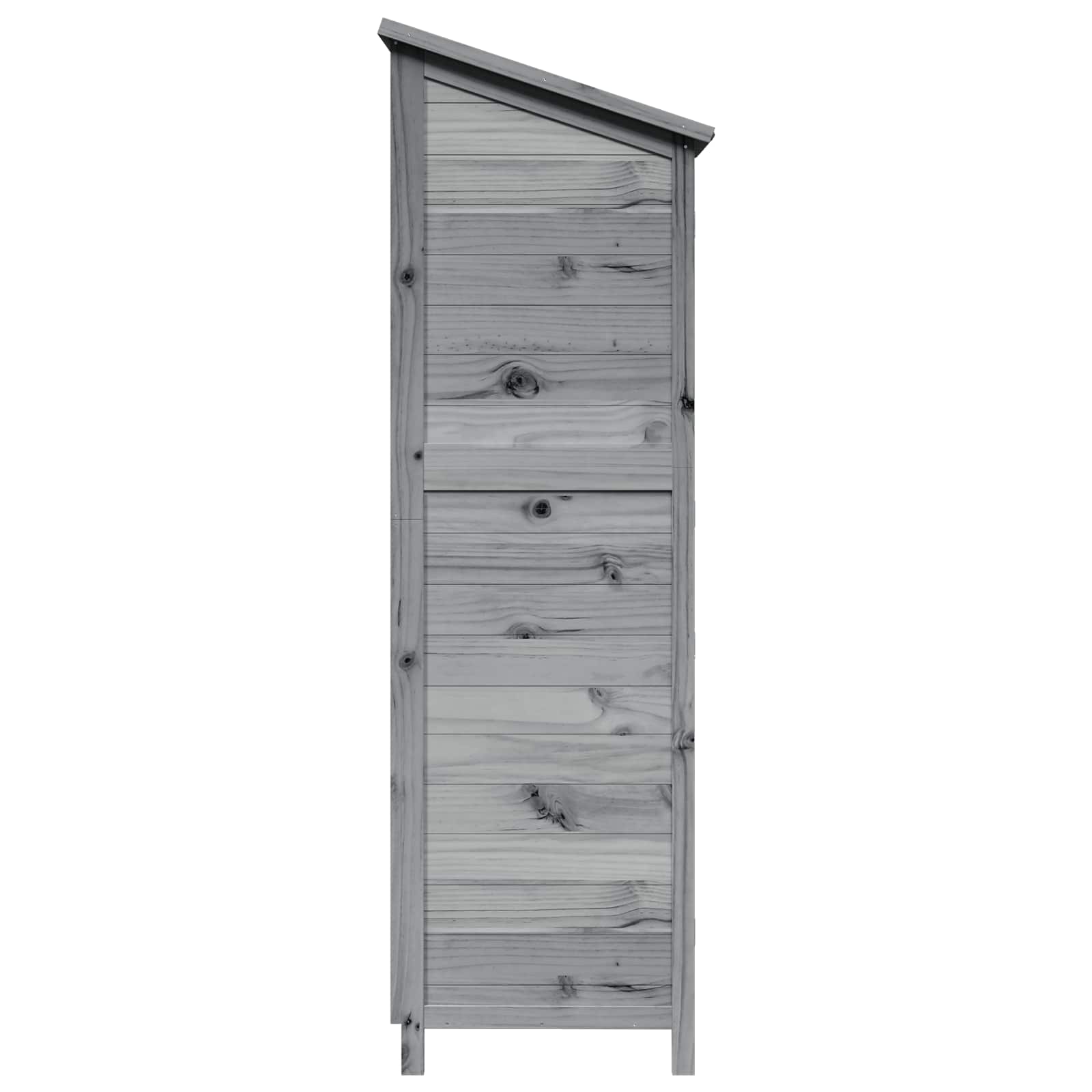 Sodo Sandėlys Pilka 59 x 56 x 176 cm Kietasis pušinis medis Sodo Sandėlys Pilka 59 x 56 x 176 cm Kietasis pušinis medis - Image 7