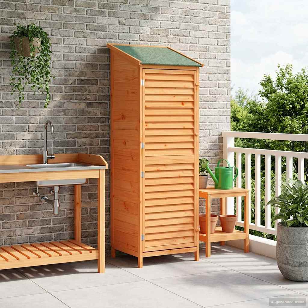 Sodo Sandėlys Ruda 59 x 56 x 176 cm Kietasis pušinis medis Sodo Sandėlys Ruda 59 x 56 x 176 cm Kietasis pušinis medis - Image 2
