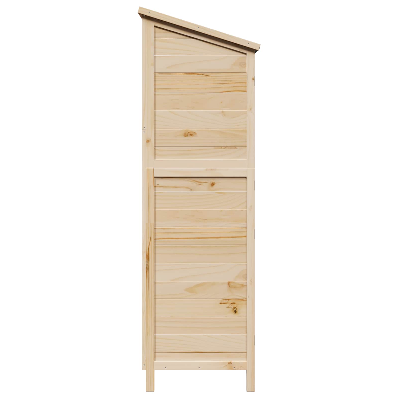 Sodo Sandėlys su stogu su saugykla Natūrali 106 x 56 x 176,5 cm Sodo Sandėlys su stogu su saugykla Natūrali 106 x 56 x 176,5 cm - Image 7