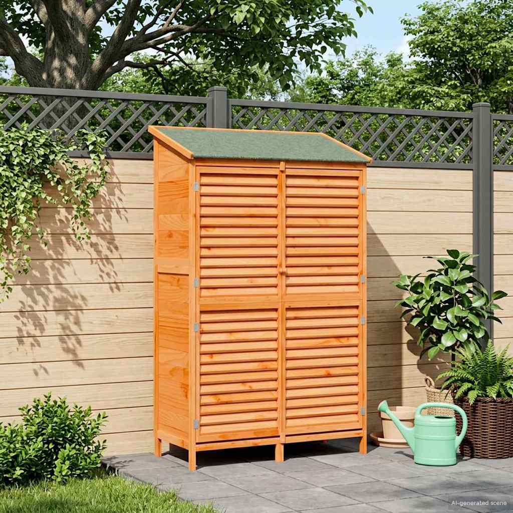 Sodo Sandėlys Ruda 106 x 56 x 176,5 cm Kietasis pušinis medis Sodo Sandėlys Ruda 106 x 56 x 176,5 cm Kietasis pušinis medis - Image 2