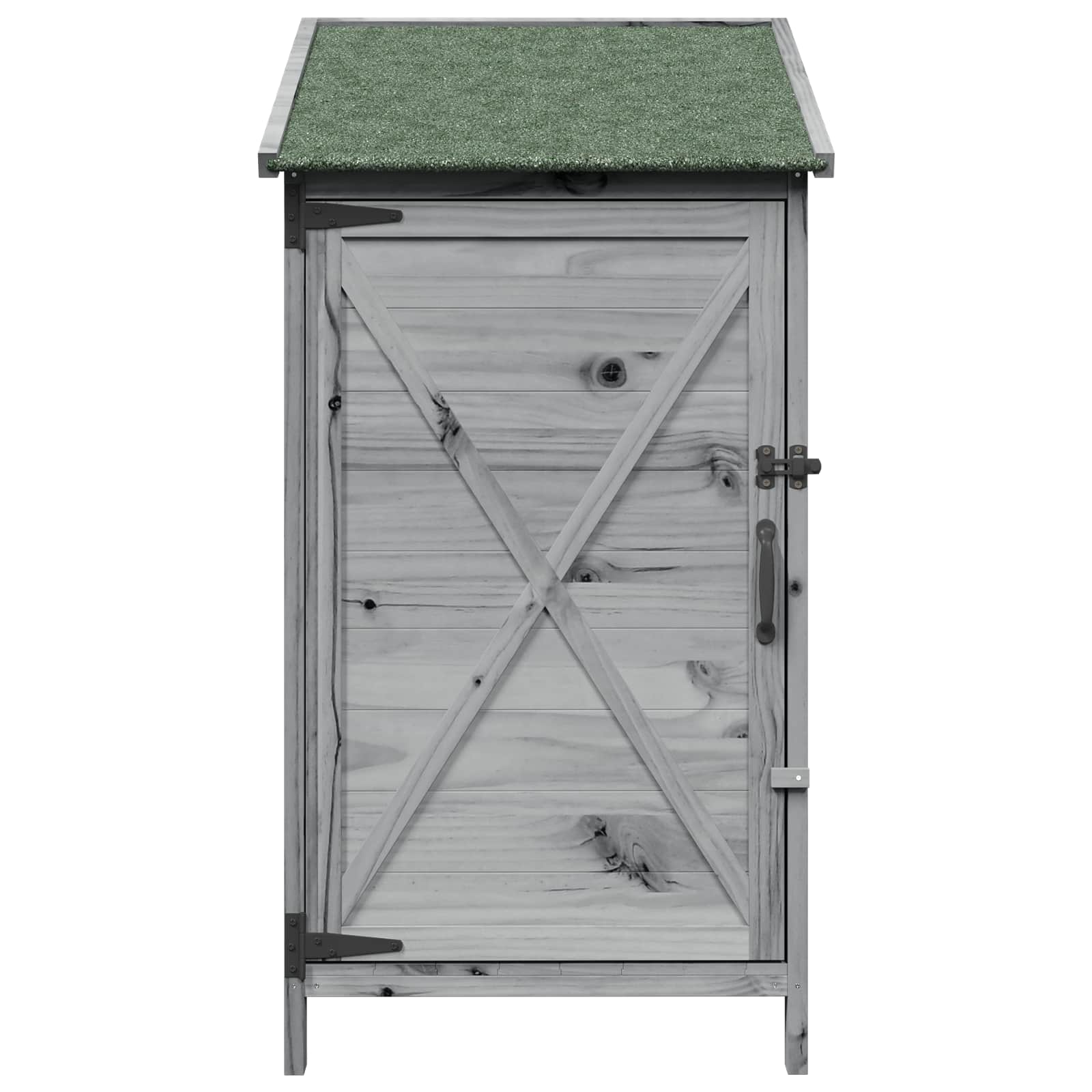 Sodo Sandėlys Pilka 59,5 x 56 x 113,5 cm Kietasis pušinis medis Sodo Sandėlys Pilka 59,5 x 56 x 113,5 cm Kietasis pušinis medis - Image 6