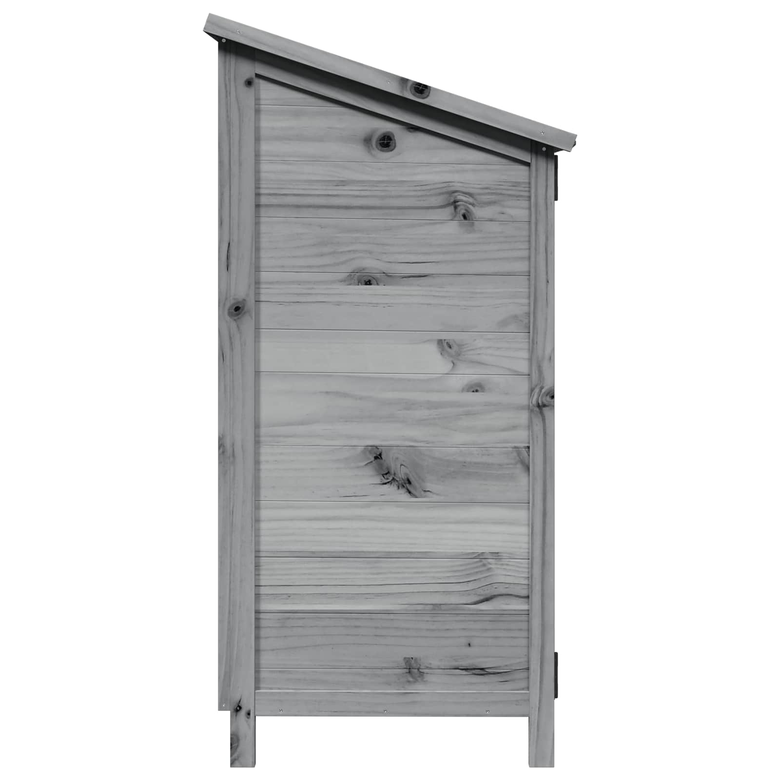 Sodo Sandėlys Pilka 59,5 x 56 x 113,5 cm Kietasis pušinis medis Sodo Sandėlys Pilka 59,5 x 56 x 113,5 cm Kietasis pušinis medis - Image 7