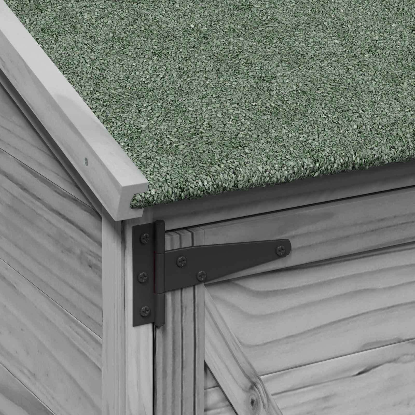 Sodo Sandėlys Pilka 106 x 56 x 113,5 cm Kietasis pušinis medis Sodo Sandėlys Pilka 106 x 56 x 113,5 cm Kietasis pušinis medis - Image 9