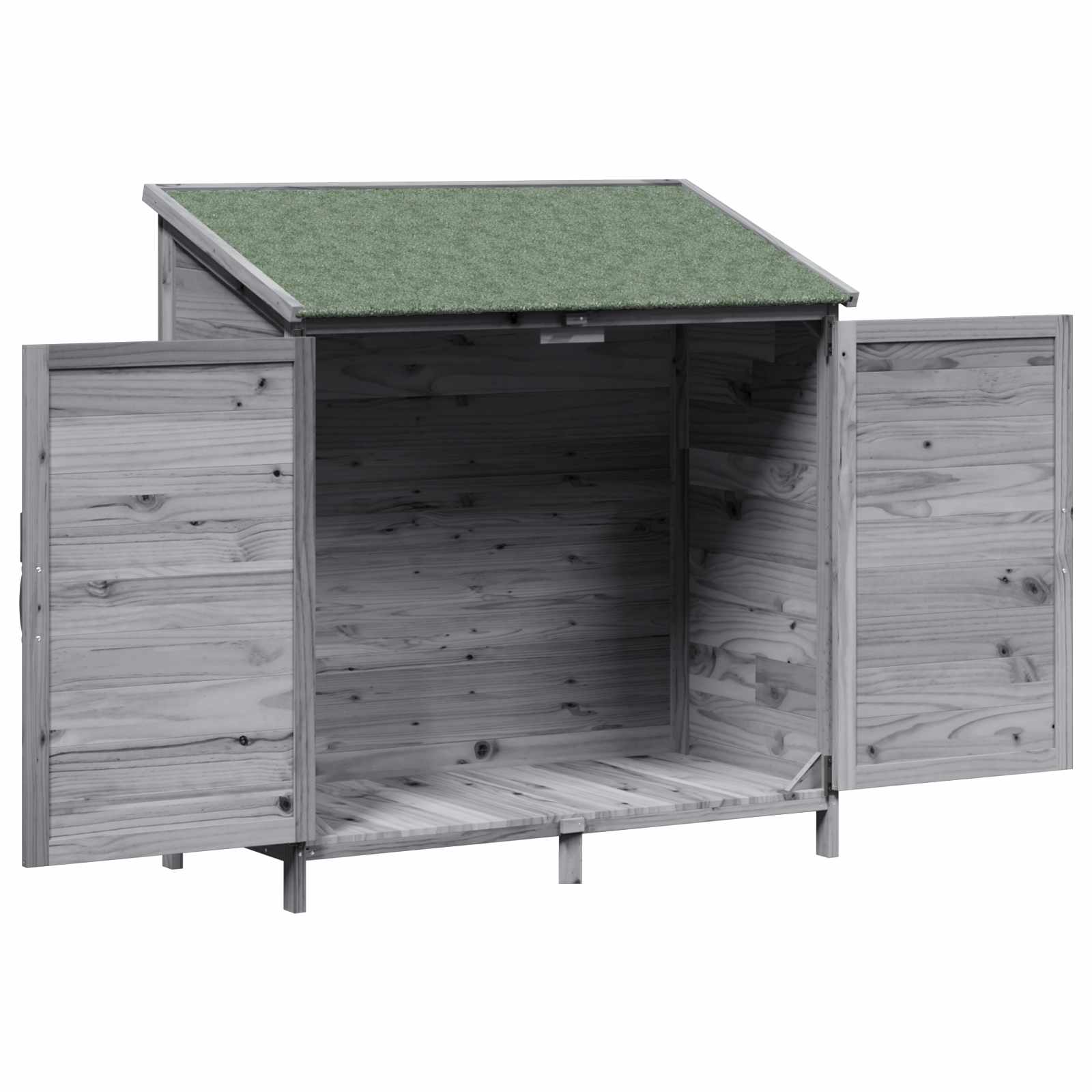 Sodo Sandėlys Pilka 106 x 56 x 113,5 cm Kietasis pušinis medis Sodo Sandėlys Pilka 106 x 56 x 113,5 cm Kietasis pušinis medis - Image 5