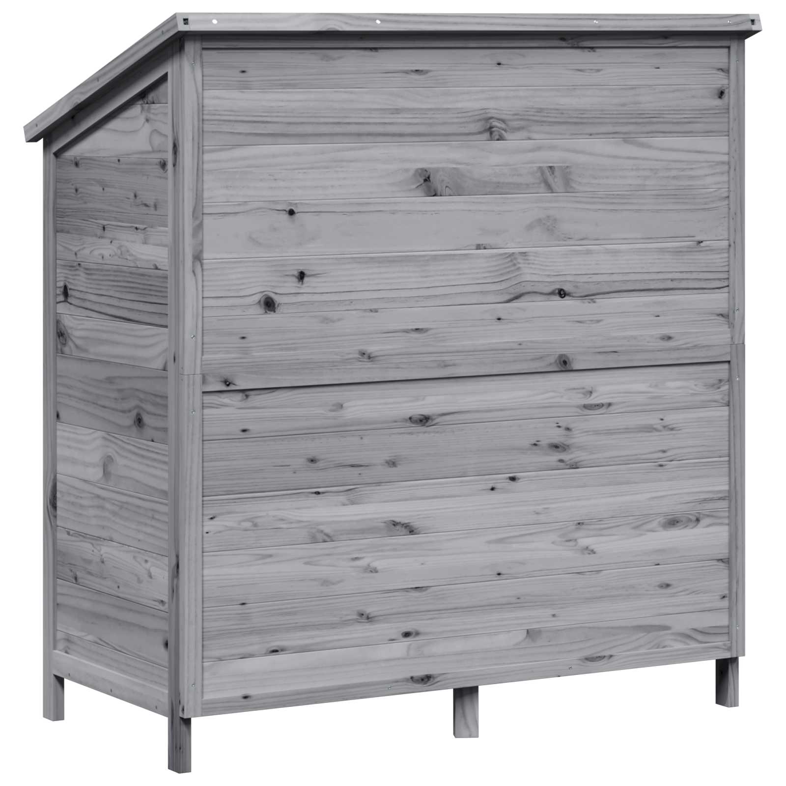 Sodo Sandėlys Pilka 106 x 56 x 113,5 cm Kietasis pušinis medis Sodo Sandėlys Pilka 106 x 56 x 113,5 cm Kietasis pušinis medis - Image 8