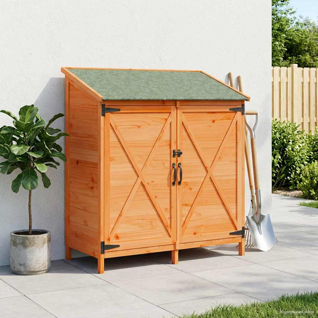 Sodo Sandėlys Ruda 106 x 56 x 113,5 cm Kietasis pušinis medis Sodo Sandėlys Ruda 106 x 56 x 113,5 cm Kietasis pušinis medis - Image 4