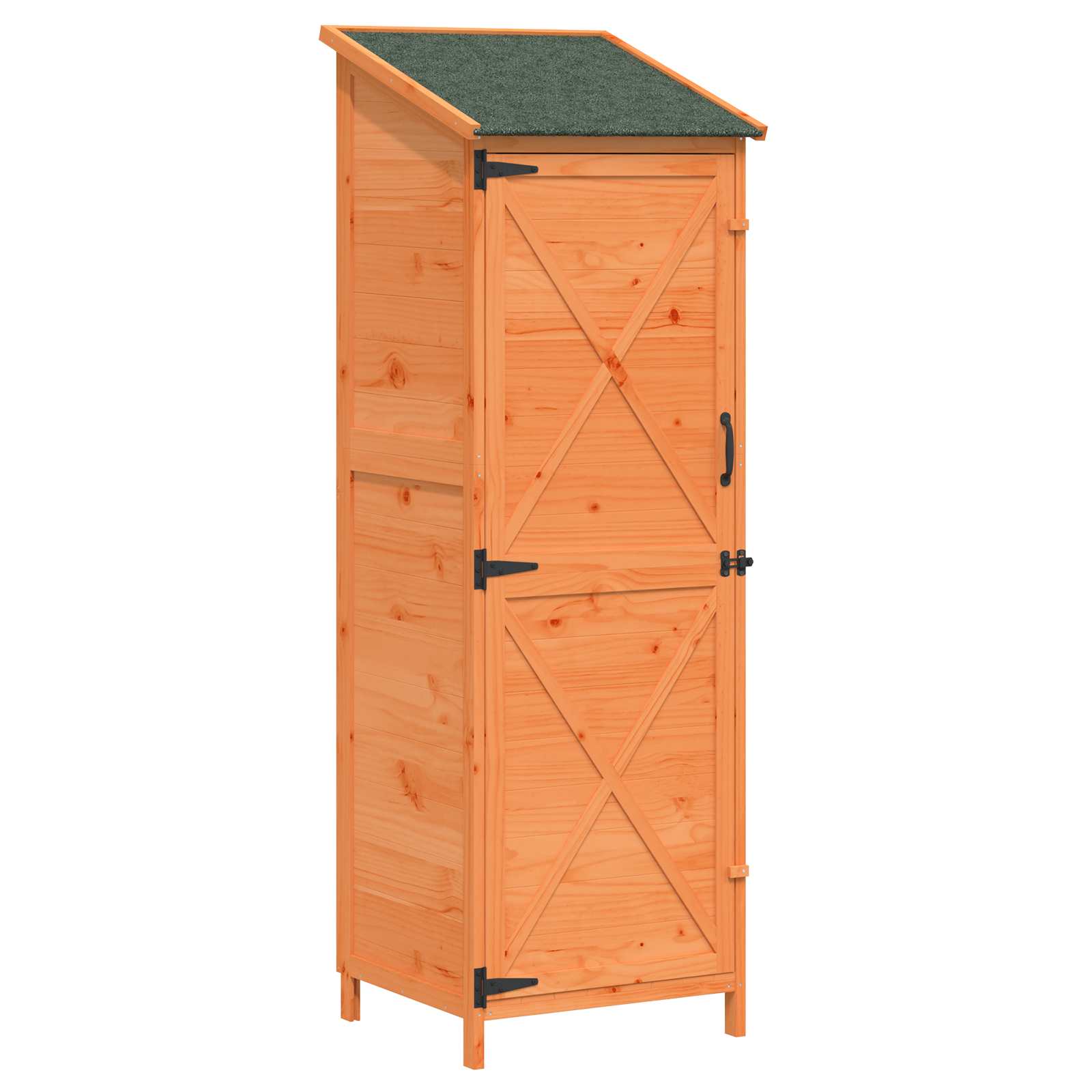 Sodo Sandėlys Ruda 59,5 x 56 x 176,5 cm Kietasis pušinis medis Sodo Sandėlys Ruda 59,5 x 56 x 176,5 cm Kietasis pušinis medis - Image 3