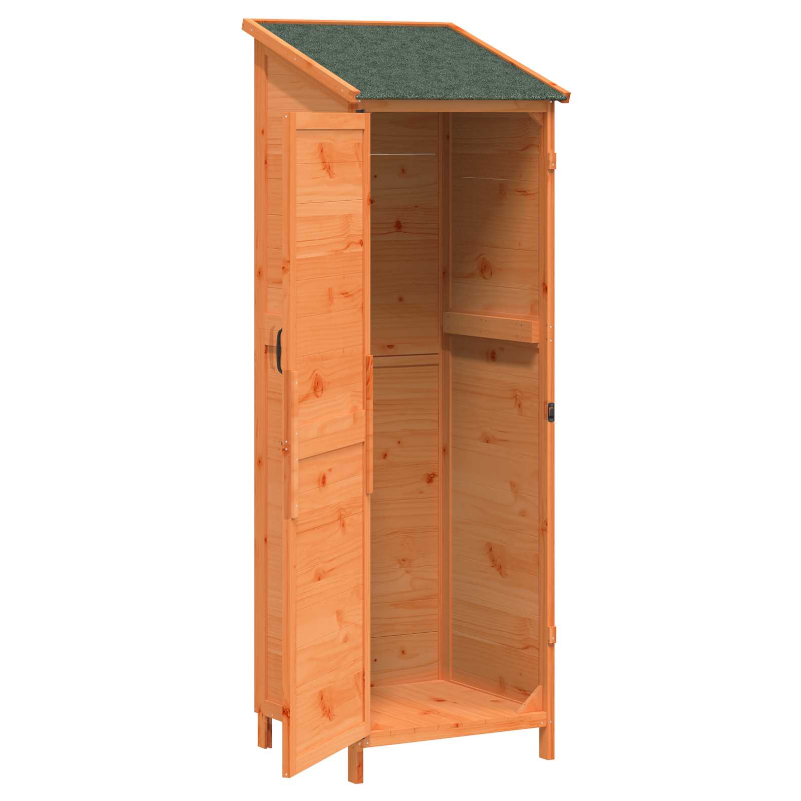 Sodo Sandėlys Ruda 59,5 x 56 x 176,5 cm Kietasis pušinis medis Sodo Sandėlys Ruda 59,5 x 56 x 176,5 cm Kietasis pušinis medis - Image 5