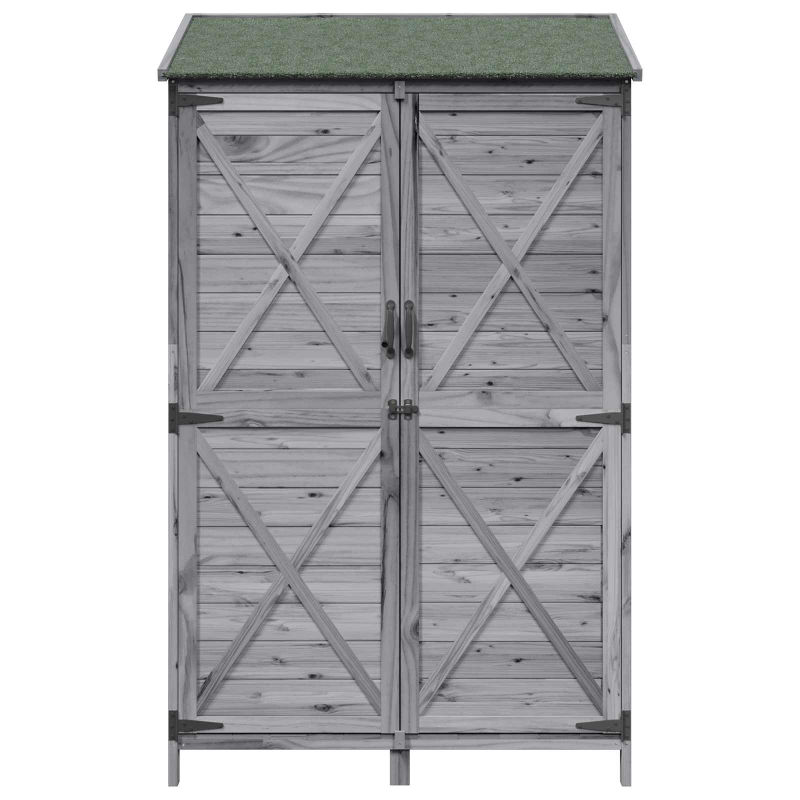 Sodo Sandėlys Pilka 106 x 56 x 176,5 cm Kietasis pušinis medis Sodo Sandėlys Pilka 106 x 56 x 176,5 cm Kietasis pušinis medis - Image 6