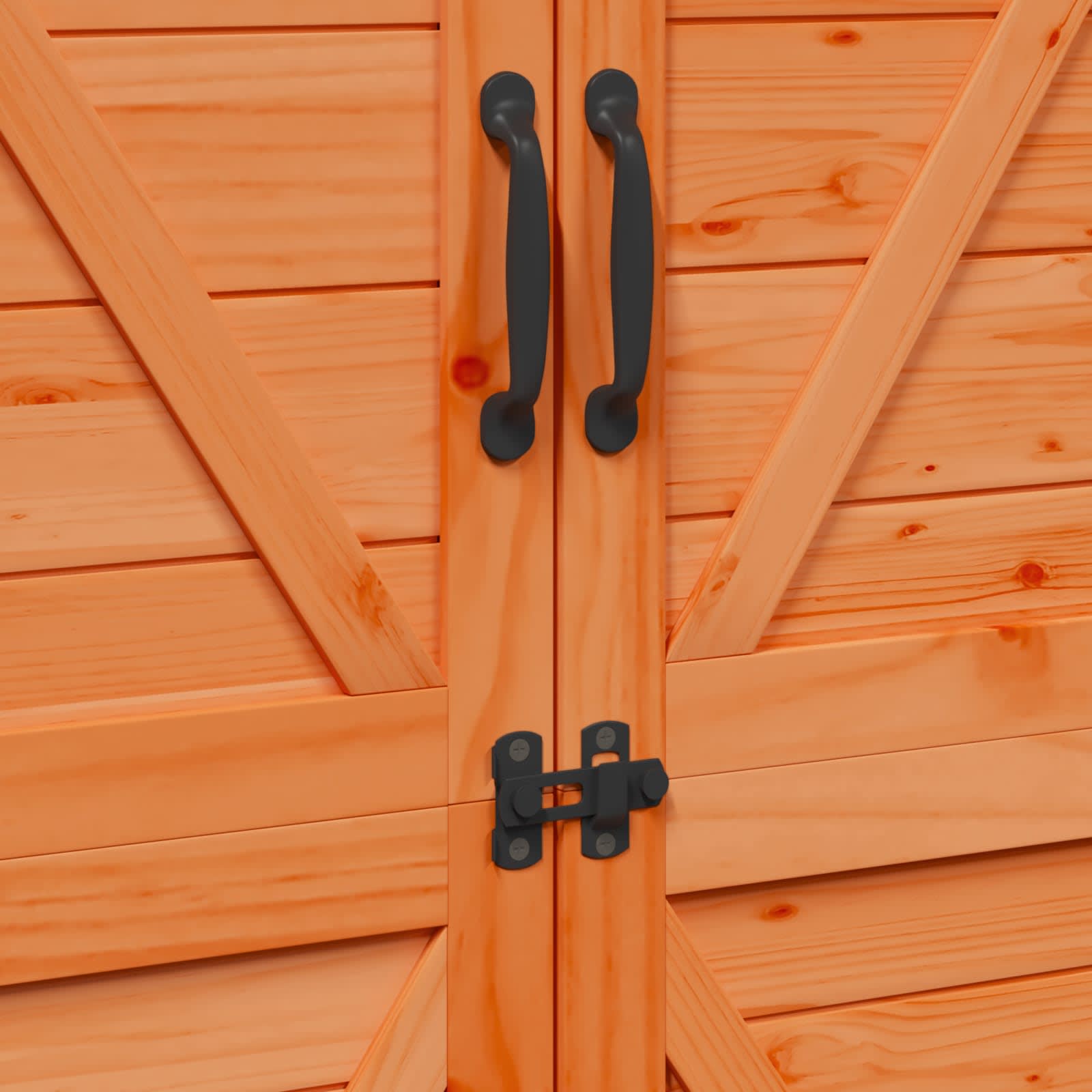 Sodo Sandėlys Ruda 106 x 56 x 176,5 cm Kietasis pušinis medis Sodo Sandėlys Ruda 106 x 56 x 176,5 cm Kietasis pušinis medis - Image 10