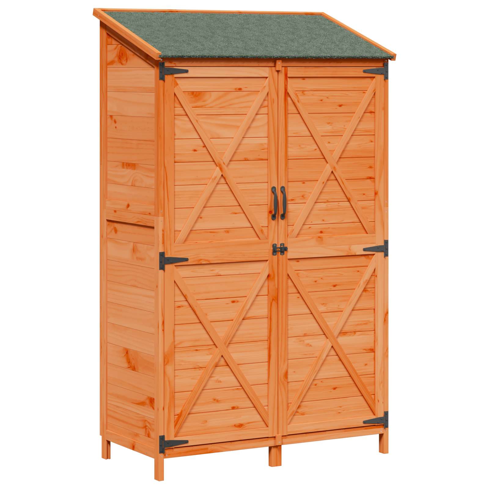 Sodo Sandėlys Ruda 106 x 56 x 176,5 cm Kietasis pušinis medis Sodo Sandėlys Ruda 106 x 56 x 176,5 cm Kietasis pušinis medis - Image 3