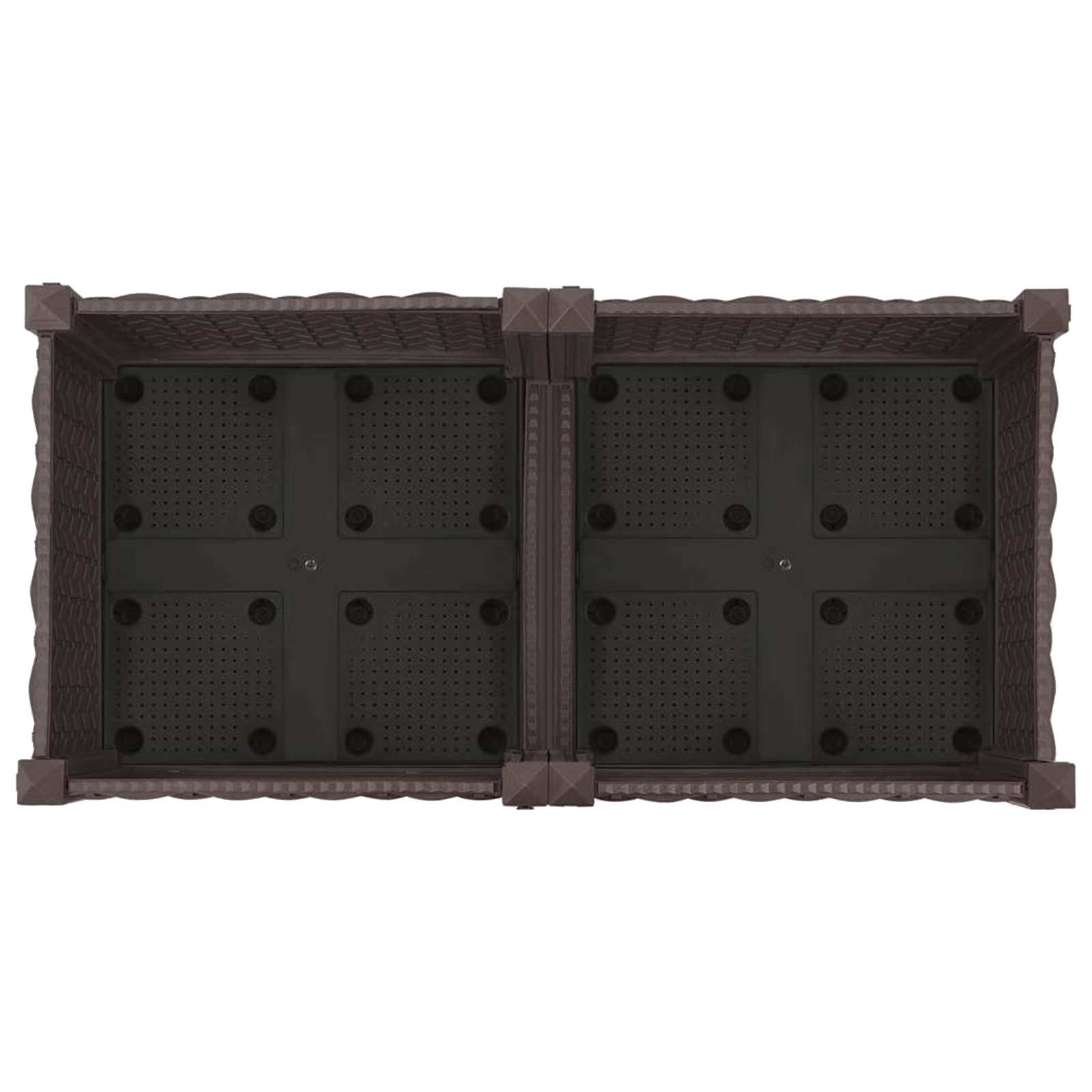 Sodo puodynė su ratukais Ruda 80 x 40 x 29 cm PP Sodo puodynė su ratukais Ruda 80 x 40 x 29 cm PP - Image 6