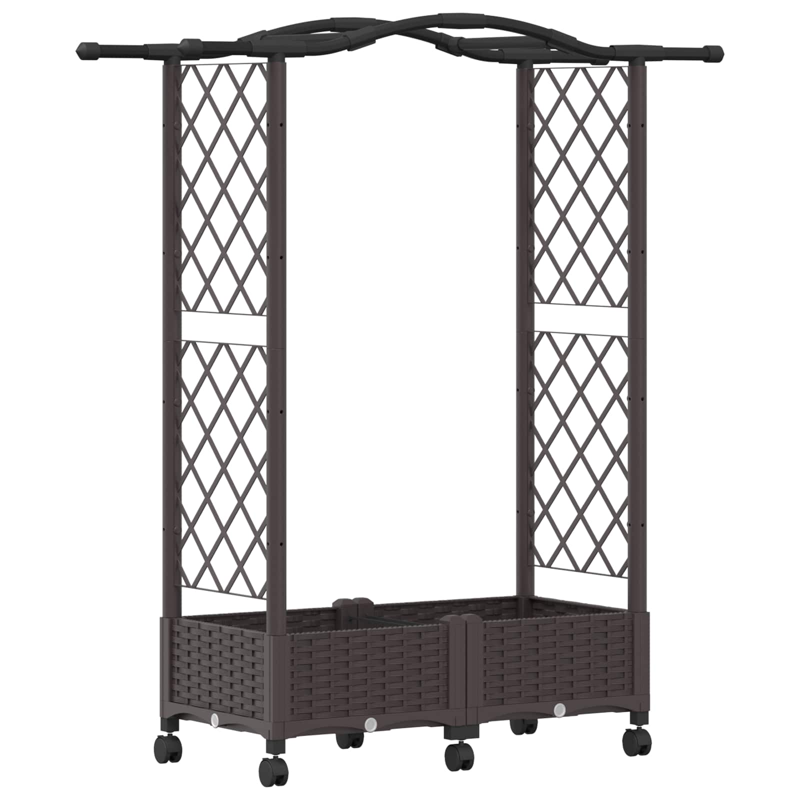 Pakeltas lovas su trelėmis ir stogu Ruda 124 x 40 x 129 cm PP Pakeltas lovas su trelėmis ir stogu Ruda 124 x 40 x 129 cm PP - Image 3