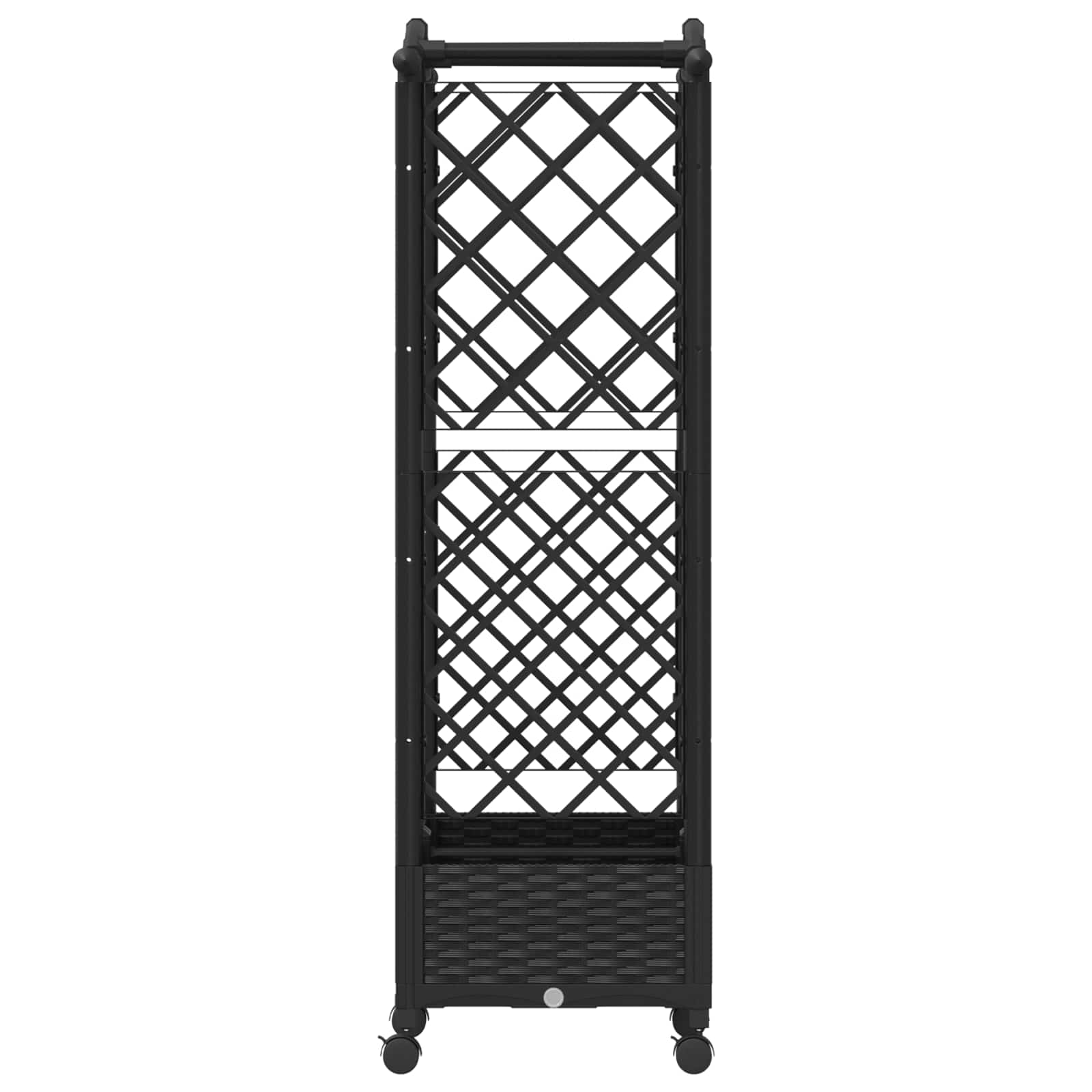 Pakeltas lovas su trelėmis ir stogu Juoda 124 x 40 x 129 cm PP Pakeltas lovas su trelėmis ir stogu Juoda 124 x 40 x 129 cm PP - Image 6
