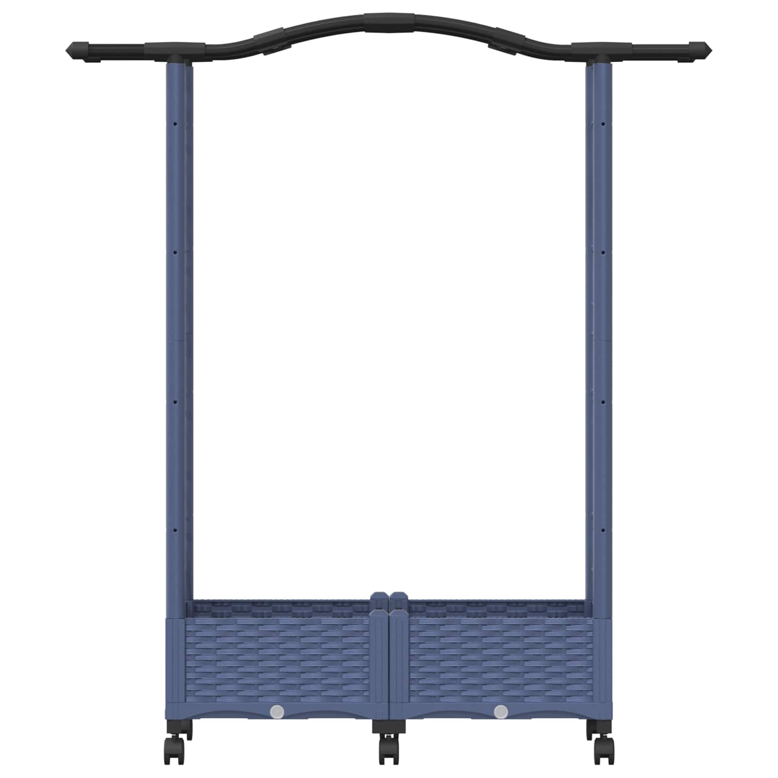 Pakeltas lovas su trelėmis ir stogu Pilka 124 x 40 x 129 cm PP Pakeltas lovas su trelėmis ir stogu Pilka 124 x 40 x 129 cm PP - Image 5