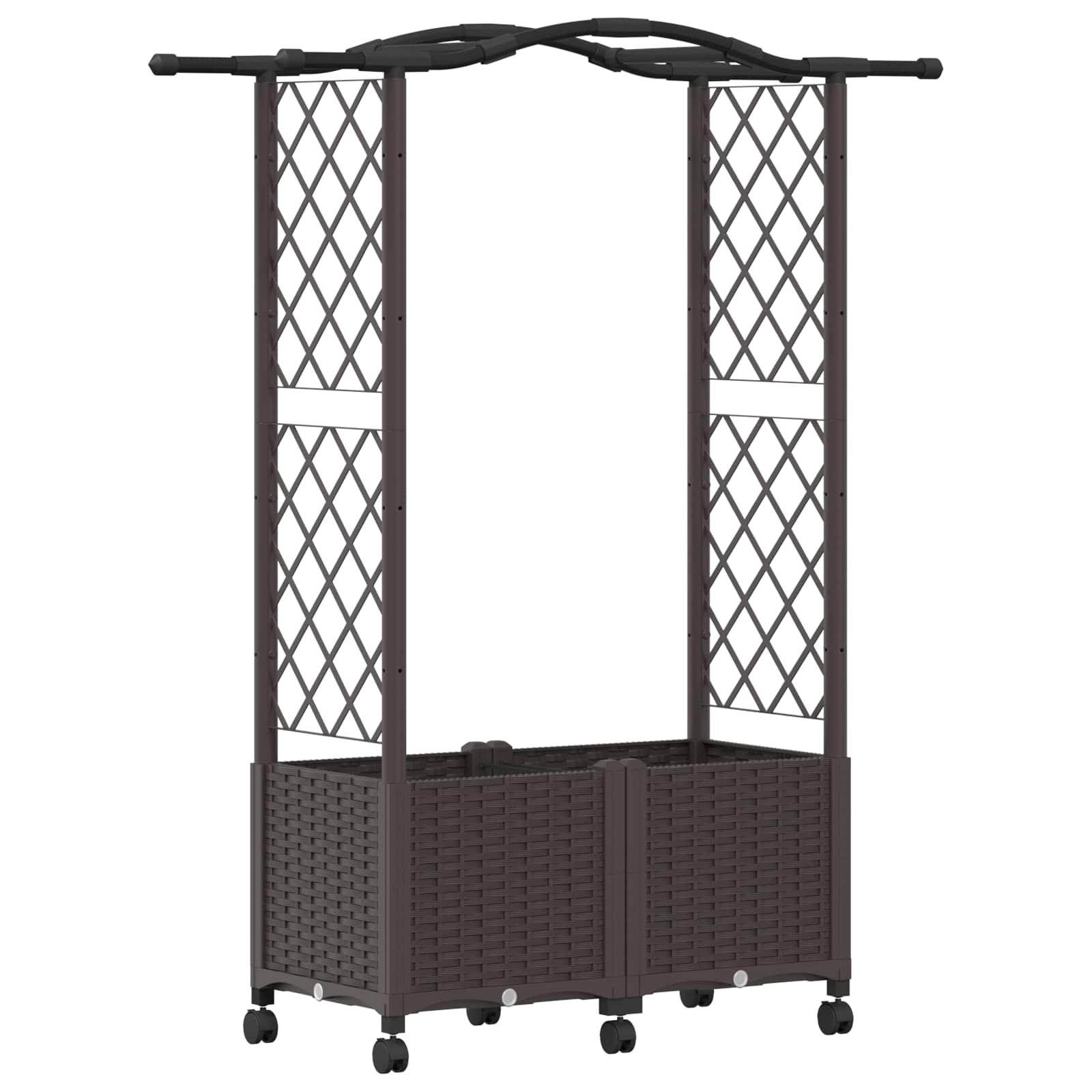 Pakeltas lovas su trelėmis ir stogu Ruda 125 x 40 x 144 cm PP Pakeltas lovas su trelėmis ir stogu Ruda 125 x 40 x 144 cm PP - Image 3