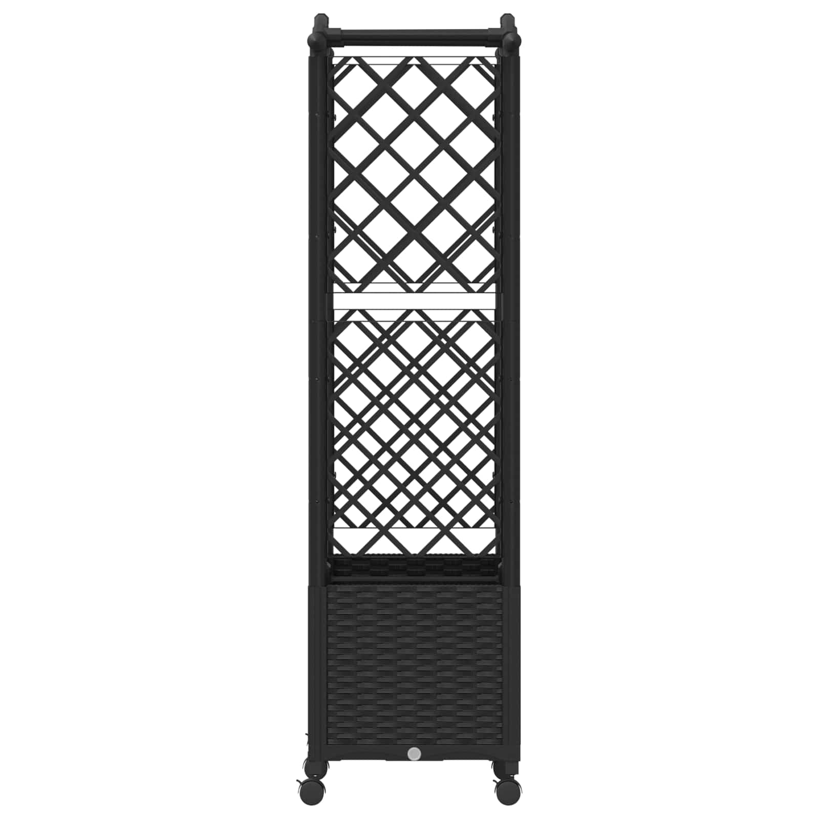 Pakeltas lovas su trelėmis ir stogu Juoda 125 x 40 x 144 cm PP Pakeltas lovas su trelėmis ir stogu Juoda 125 x 40 x 144 cm PP - Image 6