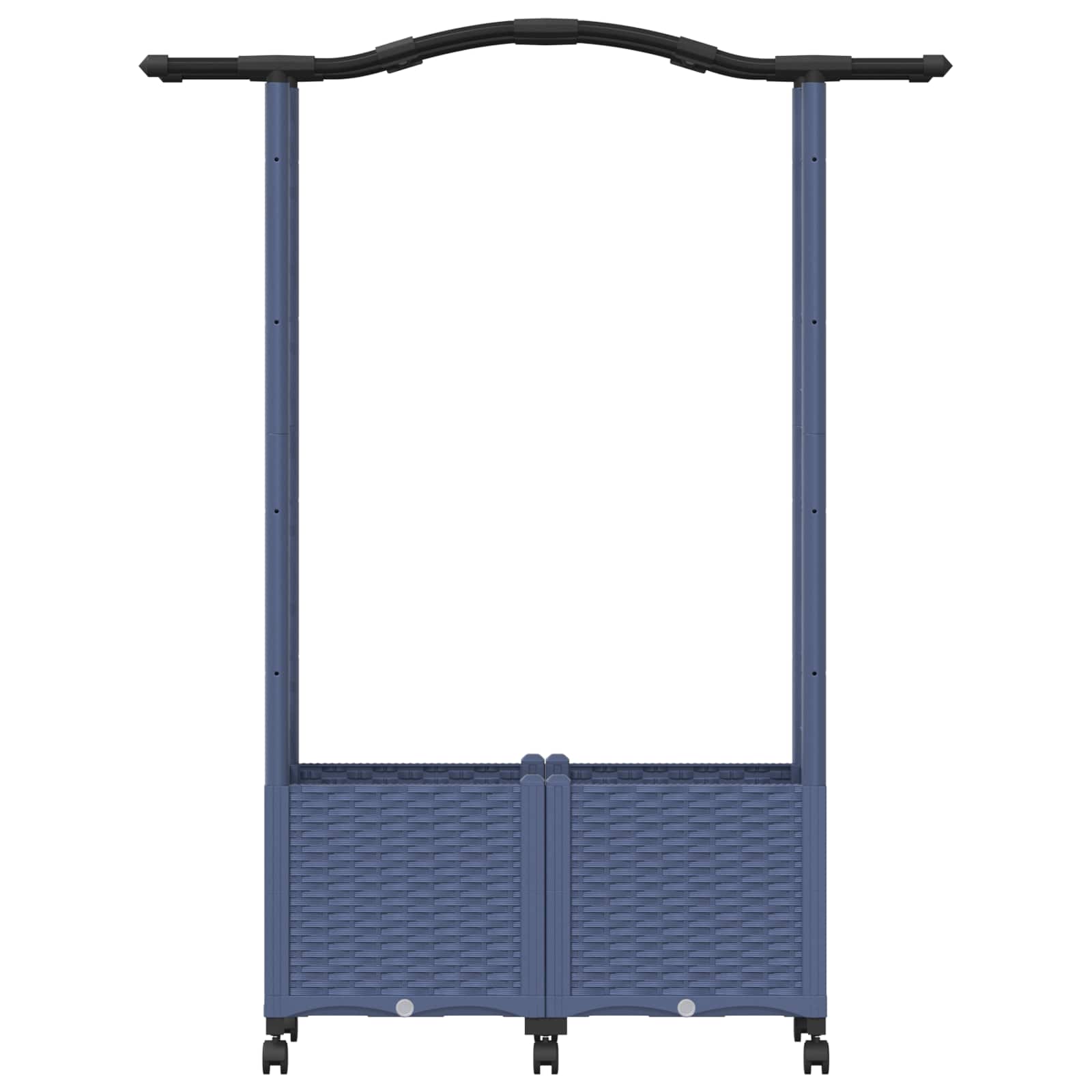 Pakeltas lovas su trelėmis ir stogu Pilka 125 x 40 x 144 cm PP Pakeltas lovas su trelėmis ir stogu Pilka 125 x 40 x 144 cm PP - Image 5