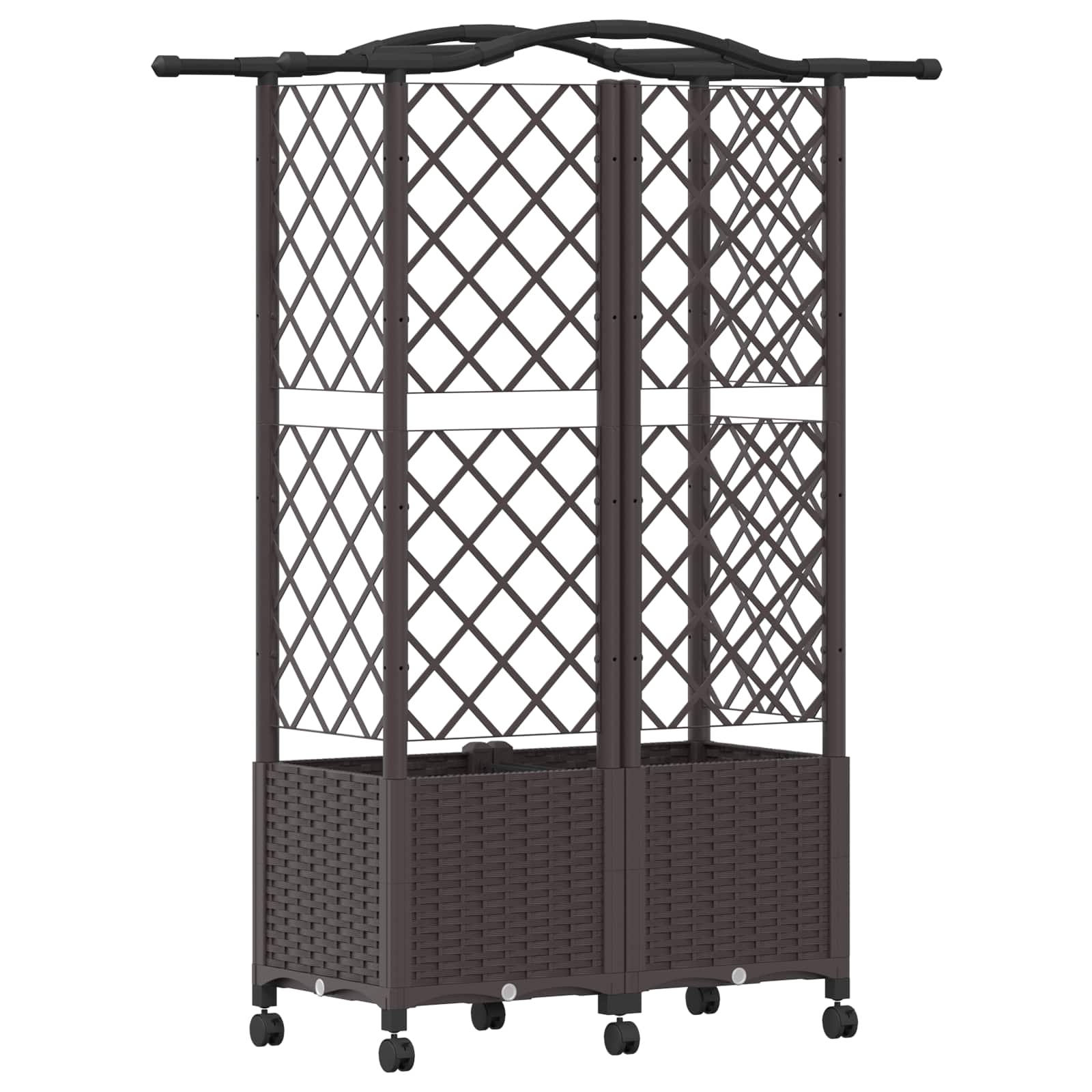 Pakeltas lovas su trelėmis ir stogu Ruda 122 x 40 x 144 cm PP Pakeltas lovas su trelėmis ir stogu Ruda 122 x 40 x 144 cm PP - Image 6