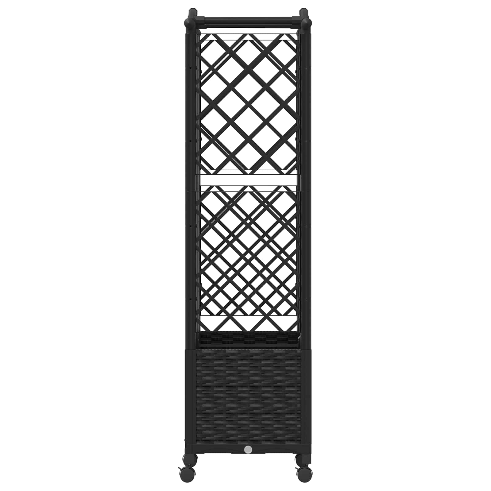 Pakeltas lovas su trelėmis ir stogu Juoda 122 x 40 x 144 cm PP Pakeltas lovas su trelėmis ir stogu Juoda 122 x 40 x 144 cm PP - Image 5