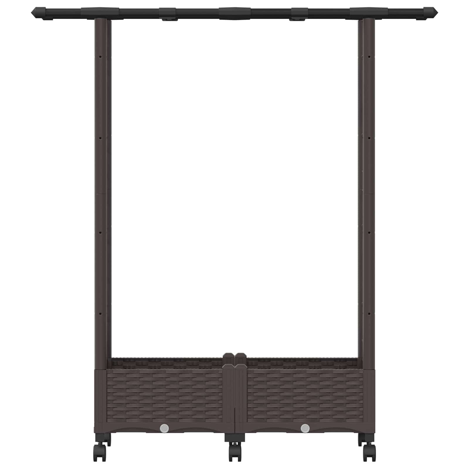 Pakeltas lovas su trelėmis ir stogu Ruda 122,5 x 40 x 127 cm PP Pakeltas lovas su trelėmis ir stogu Ruda 122,5 x 40 x 127 cm PP - Image 5