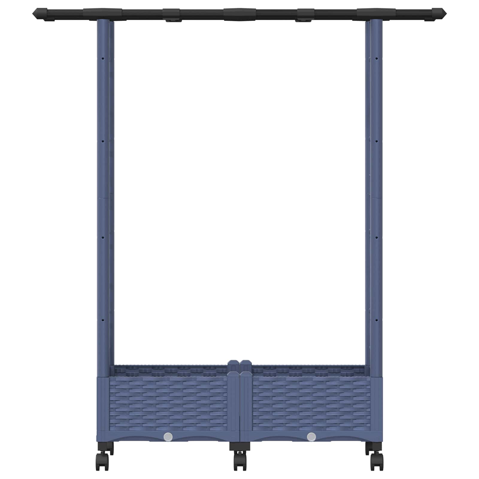 Pakeltas lovas su trelėmis ir stogu Pilka 122,5 x 40 x 127 cm Pakeltas lovas su trelėmis ir stogu Pilka 122,5 x 40 x 127 cm - Image 5