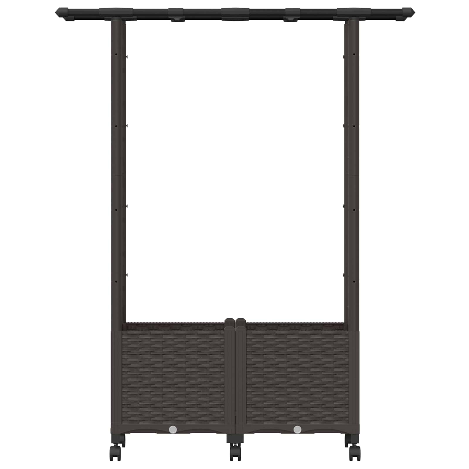 Pakeltas lovas su trelėmis ir stogu Ruda 124,5 x 40 x 142 cm PP Pakeltas lovas su trelėmis ir stogu Ruda 124,5 x 40 x 142 cm PP - Image 5