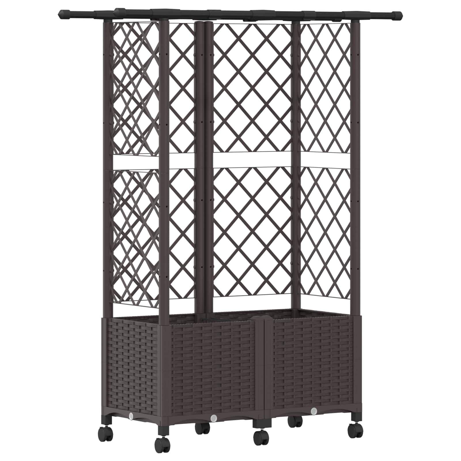 Pakeltas lovas su trelėmis ir stogu Ruda 124 x 40 x 142 cm PP Pakeltas lovas su trelėmis ir stogu Ruda 124 x 40 x 142 cm PP - Image 3