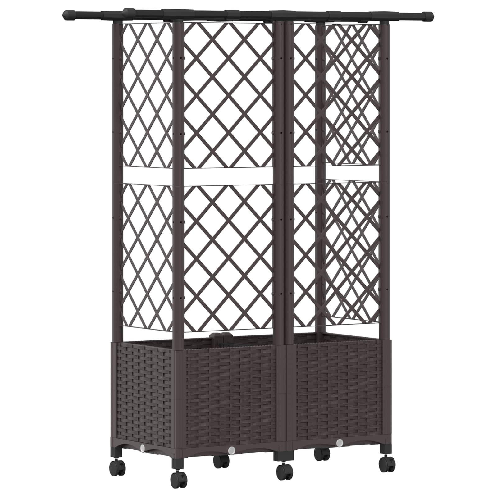 Pakeltas lovas su trelėmis ir stogu Ruda 124 x 40 x 142 cm PP Pakeltas lovas su trelėmis ir stogu Ruda 124 x 40 x 142 cm PP - Image 6
