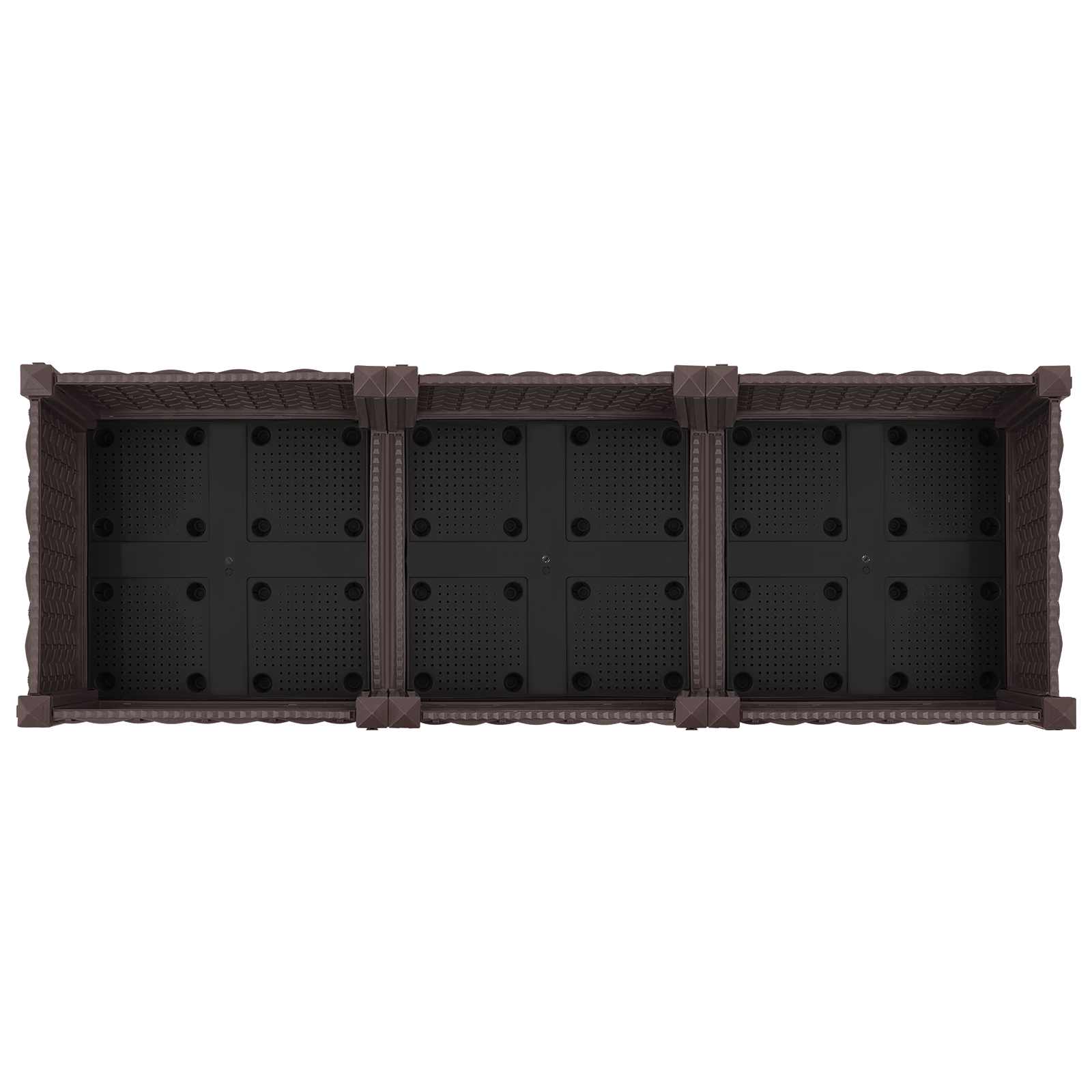 Sodo puodynė su ratukais Ruda 120 x 40 x 29 cm PP Sodo puodynė su ratukais Ruda 120 x 40 x 29 cm PP - Image 6