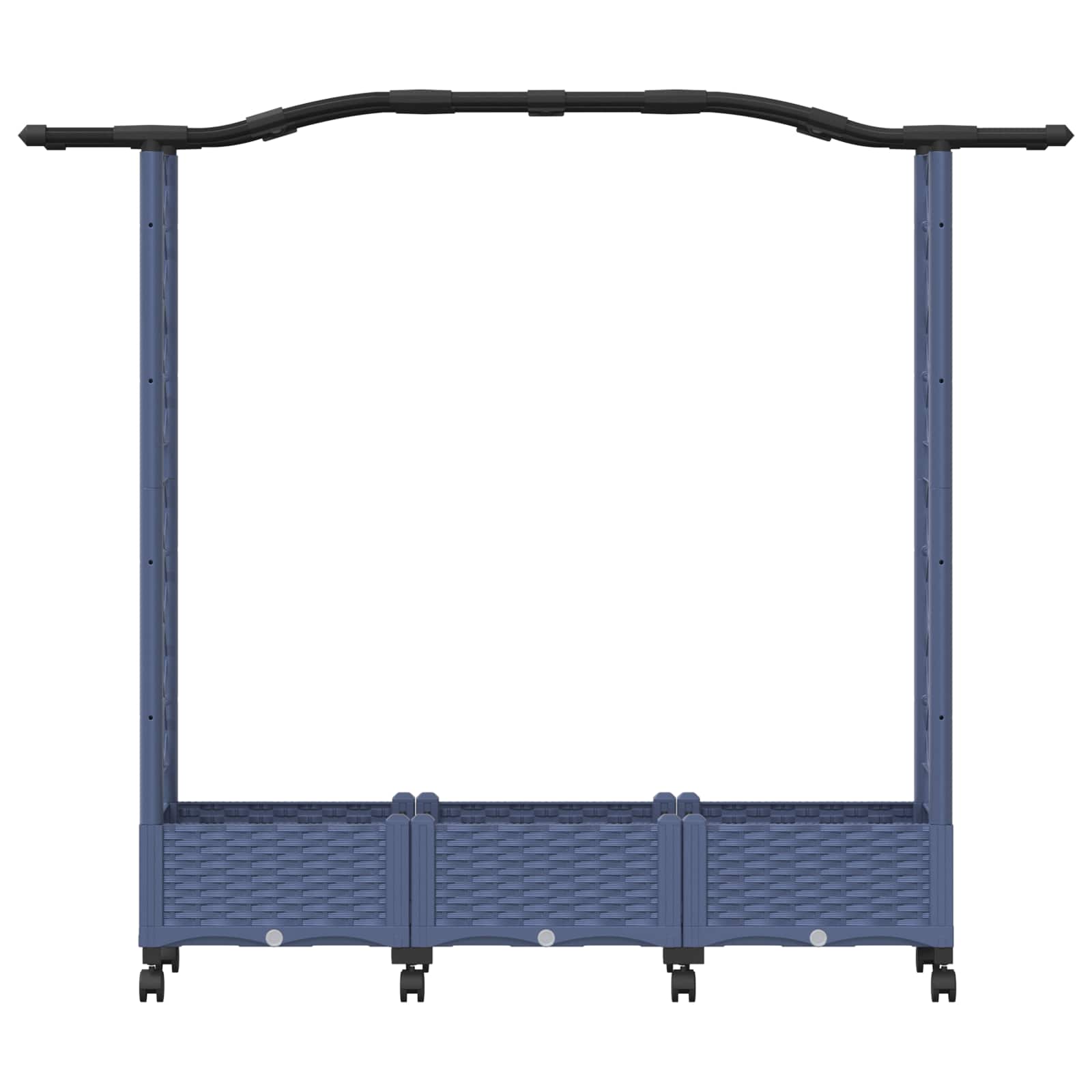 Pakeltas lovas su trelėmis ir stogu Pilka 169 x 40 x 129 cm PP Pakeltas lovas su trelėmis ir stogu Pilka 169 x 40 x 129 cm PP - Image 5
