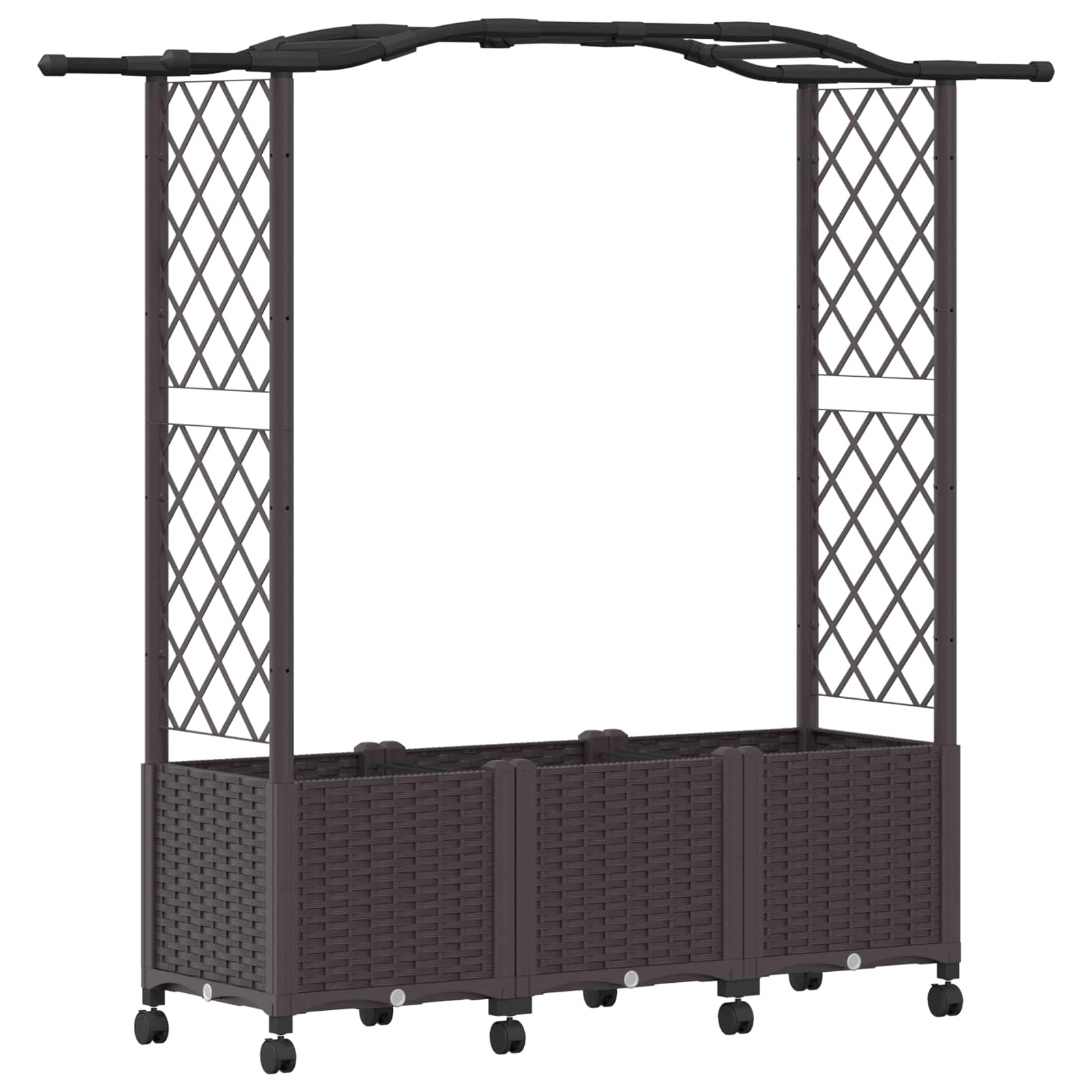 Pakeltas lovas su trelėmis ir stogu Ruda 164 x 40 x 144 cm PP Pakeltas lovas su trelėmis ir stogu Ruda 164 x 40 x 144 cm PP - Image 3