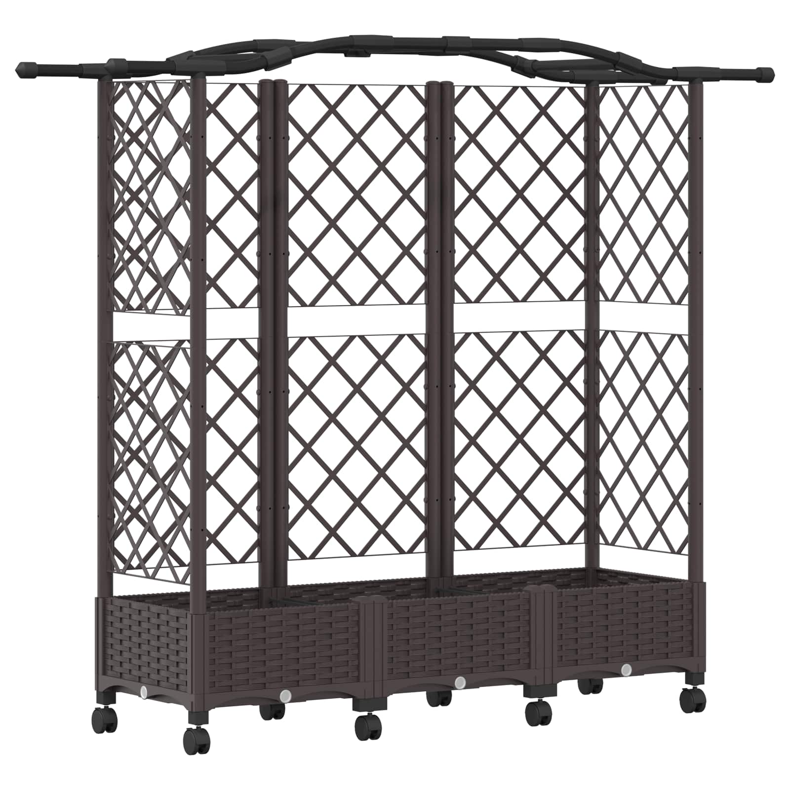 Pakeltas lovas su trelėmis ir stogu Ruda 163 x 40 x 129 cm PP Pakeltas lovas su trelėmis ir stogu Ruda 163 x 40 x 129 cm PP - Image 3