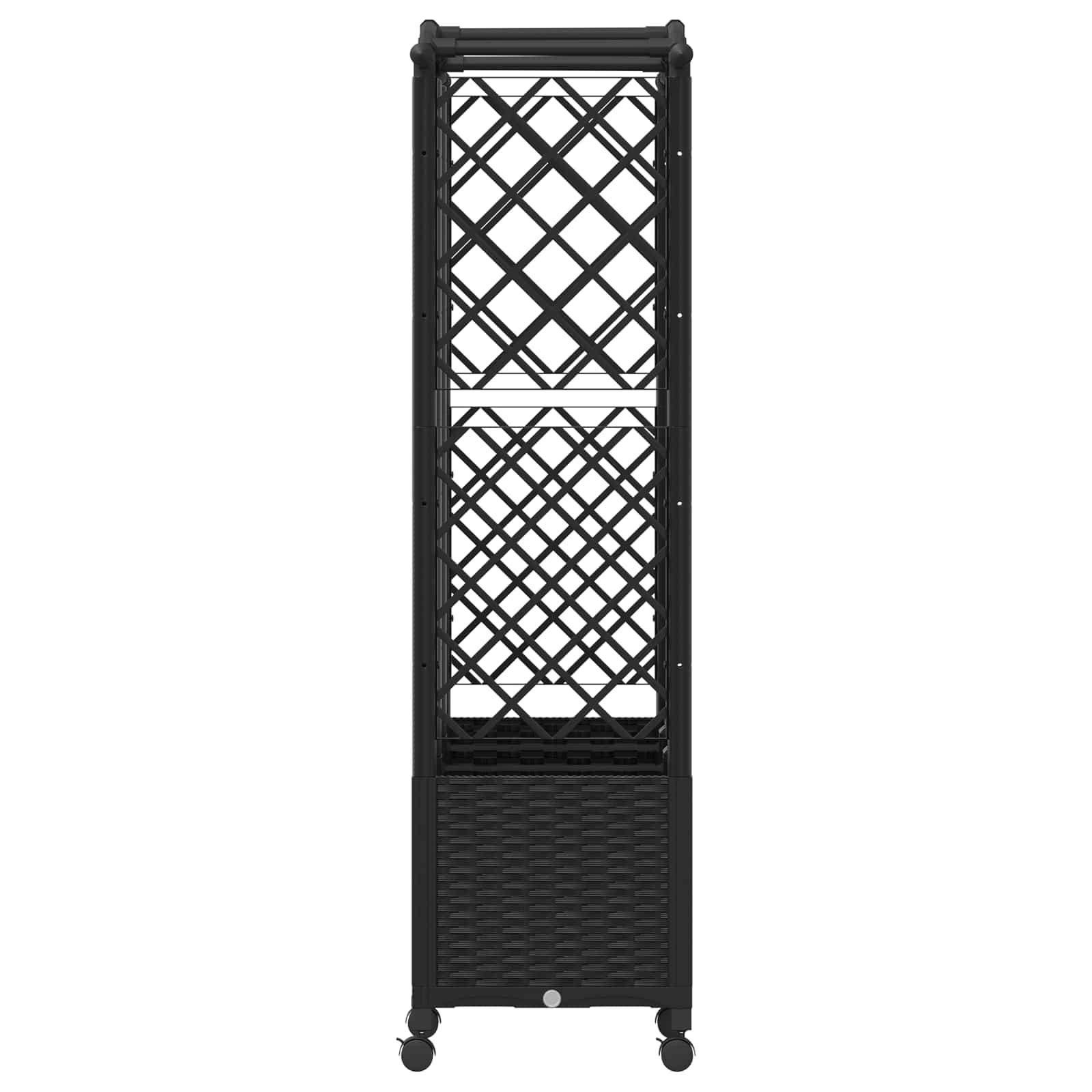Pakeltas lovas su trelėmis ir stogu Juoda 163 x 40 x 144 cm PP Pakeltas lovas su trelėmis ir stogu Juoda 163 x 40 x 144 cm PP - Image 5