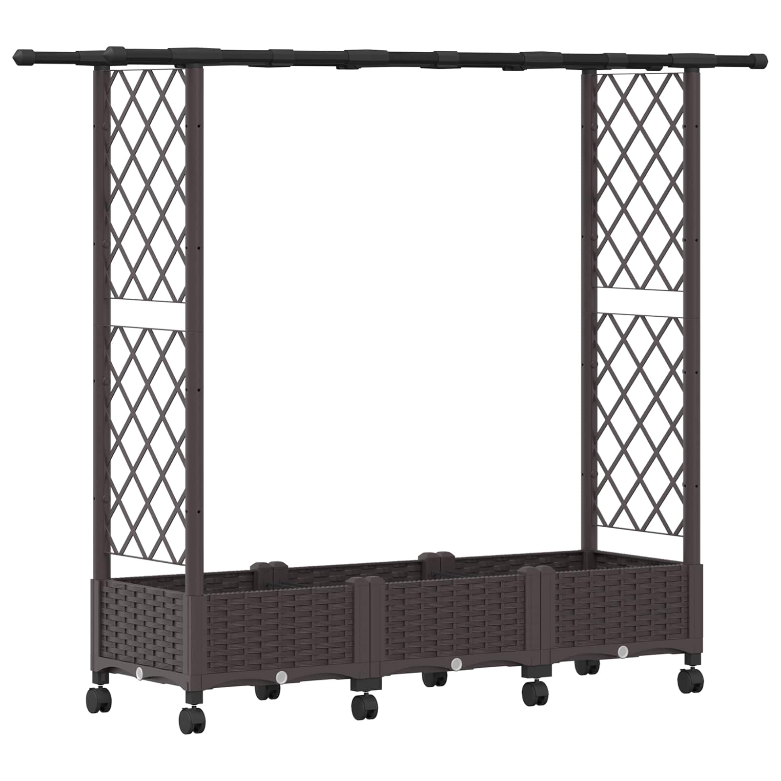 Pakeltas lovas su trelėmis ir stogu Ruda 164 x 40 x 127 cm PP Pakeltas lovas su trelėmis ir stogu Ruda 164 x 40 x 127 cm PP - Image 3