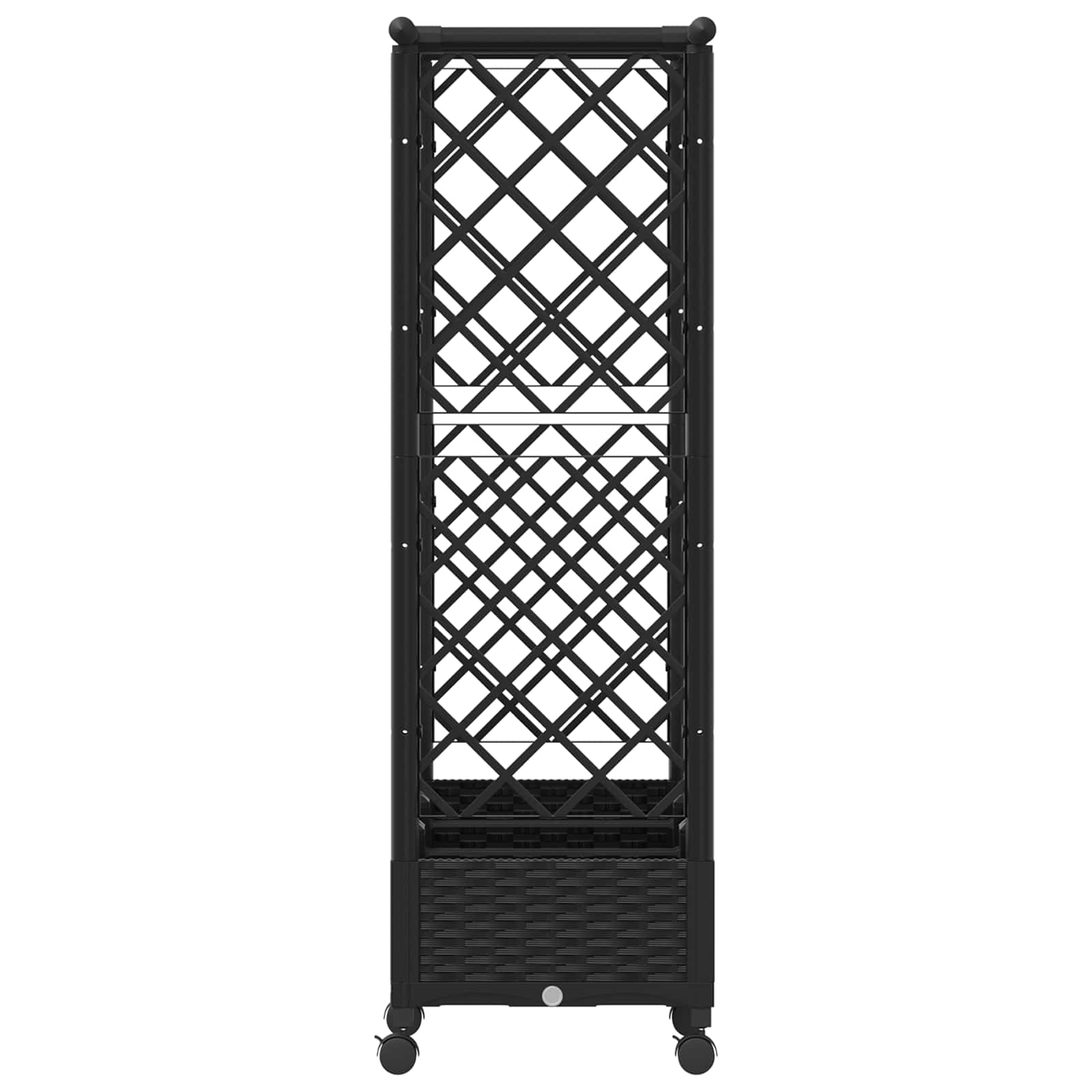 Pakeltas lovas su trelėmis ir stogu Juoda 164 x 40 x 127 cm PP Pakeltas lovas su trelėmis ir stogu Juoda 164 x 40 x 127 cm PP - Image 6