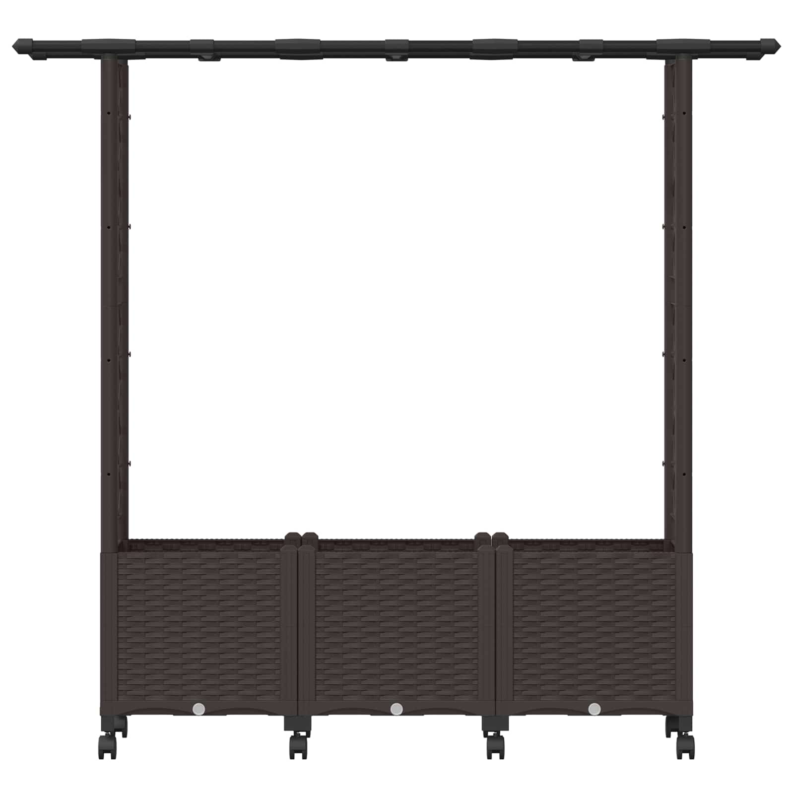 Pakeltas lovas su trelėmis ir stogu Ruda 162,5 x 40 x 142 cm PP Pakeltas lovas su trelėmis ir stogu Ruda 162,5 x 40 x 142 cm PP - Image 5