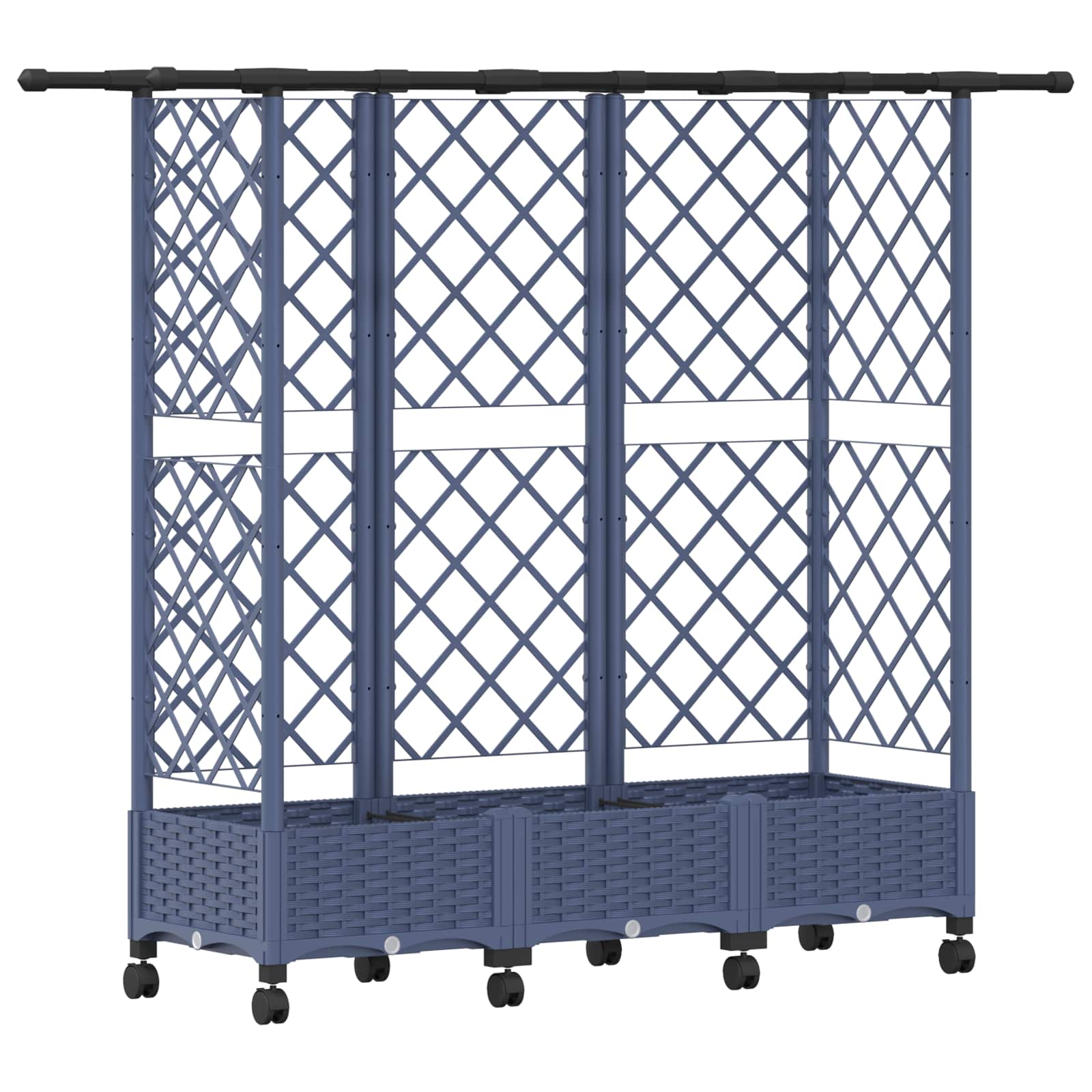 Pakeltas lovas su trelėmis ir stogu Pilka 164 x 40 x 127 cm PP Pakeltas lovas su trelėmis ir stogu Pilka 164 x 40 x 127 cm PP - Image 3