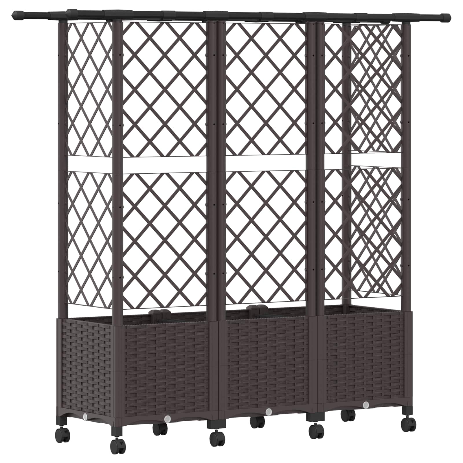 Pakeltas lovas su trelėmis ir stogu Ruda 163,5 x 40 x 142 cm PP Pakeltas lovas su trelėmis ir stogu Ruda 163,5 x 40 x 142 cm PP - Image 6